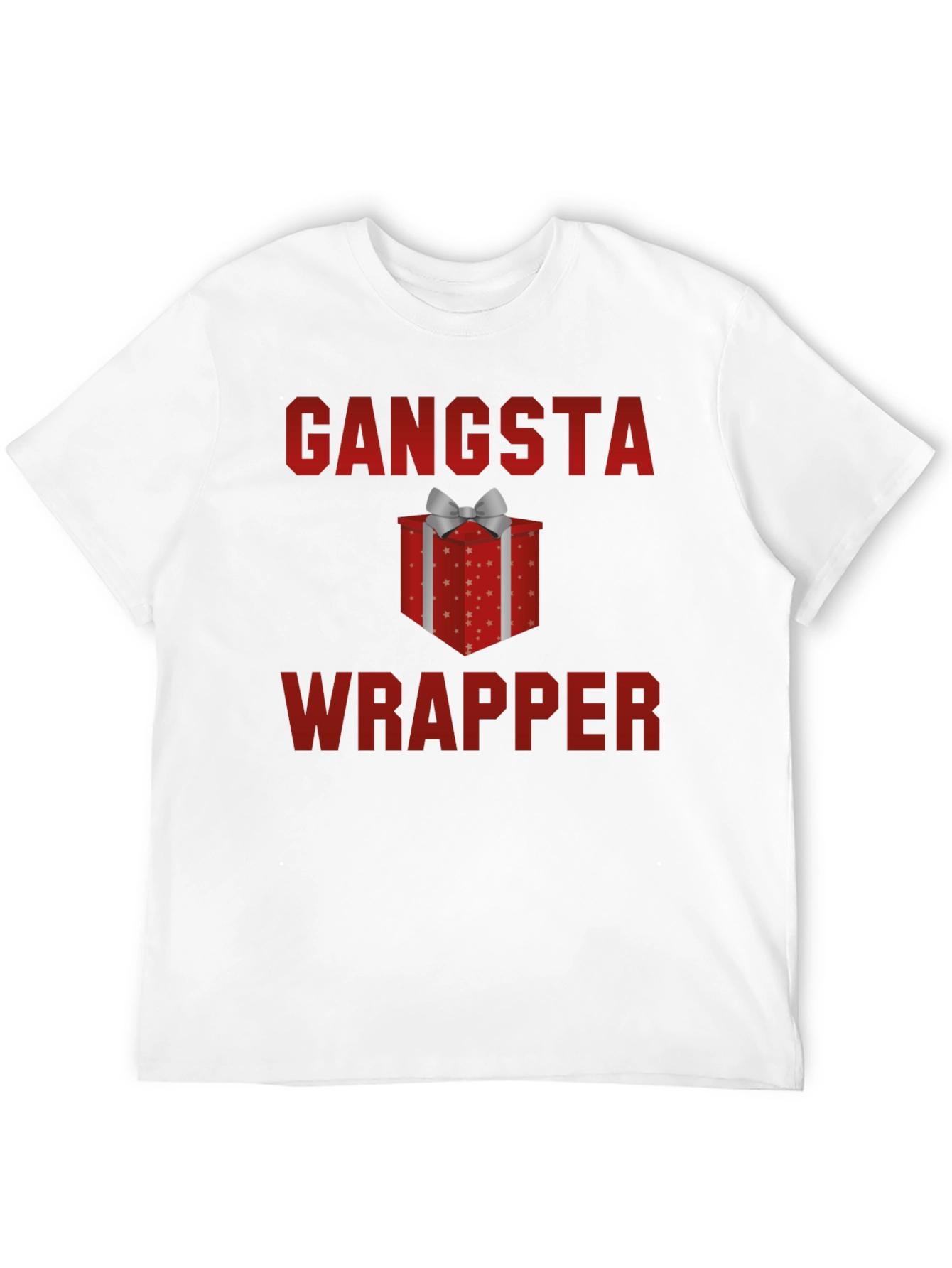 Gangsta Wrapper Funny Holiday T-Shirt