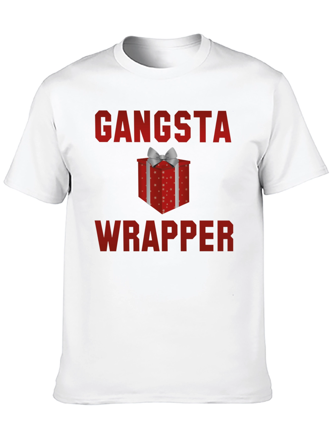 Gangsta Wrapper Funny Holiday T-Shirt