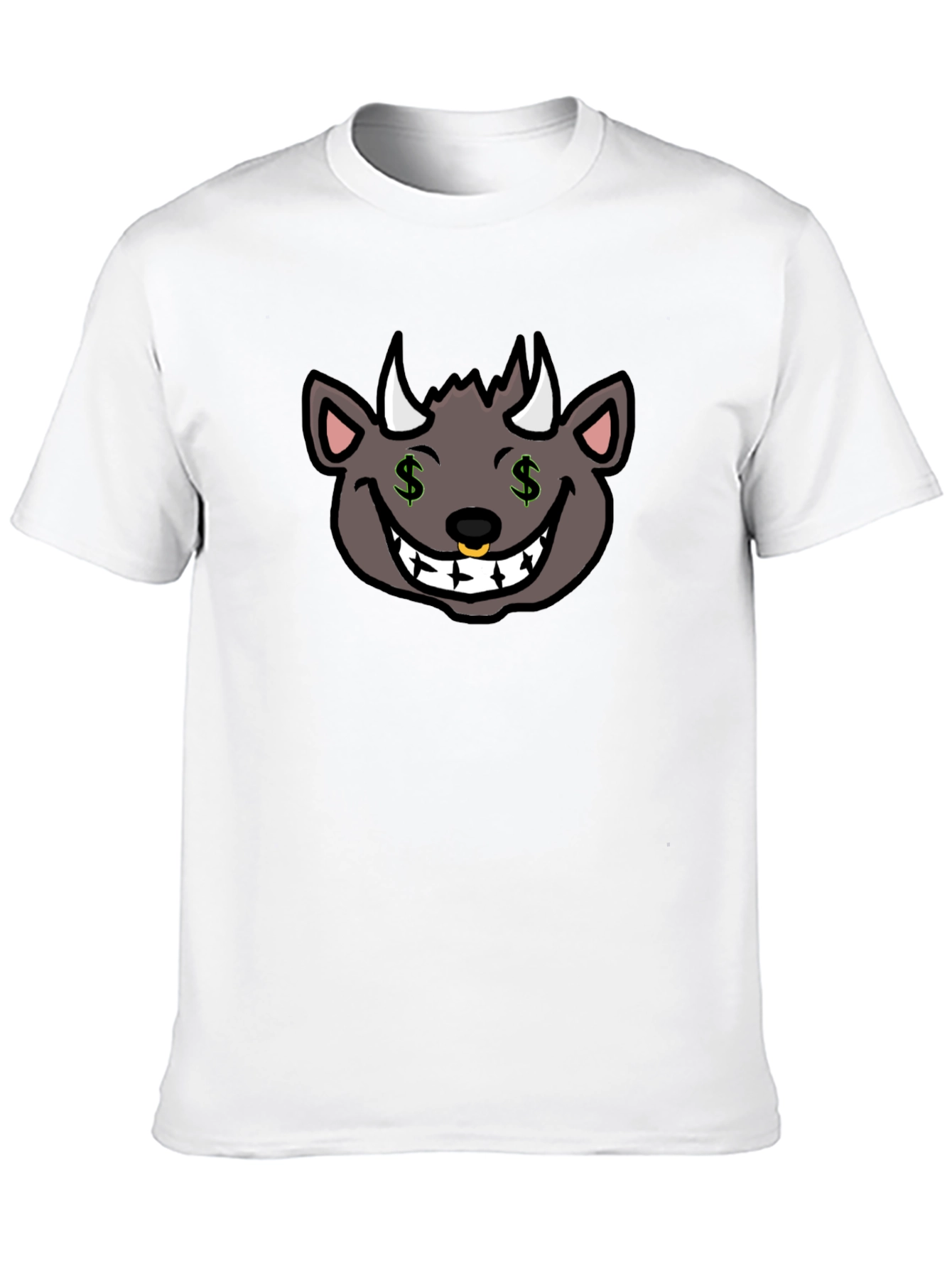 Funny Money Devil Graphic T-Shirt