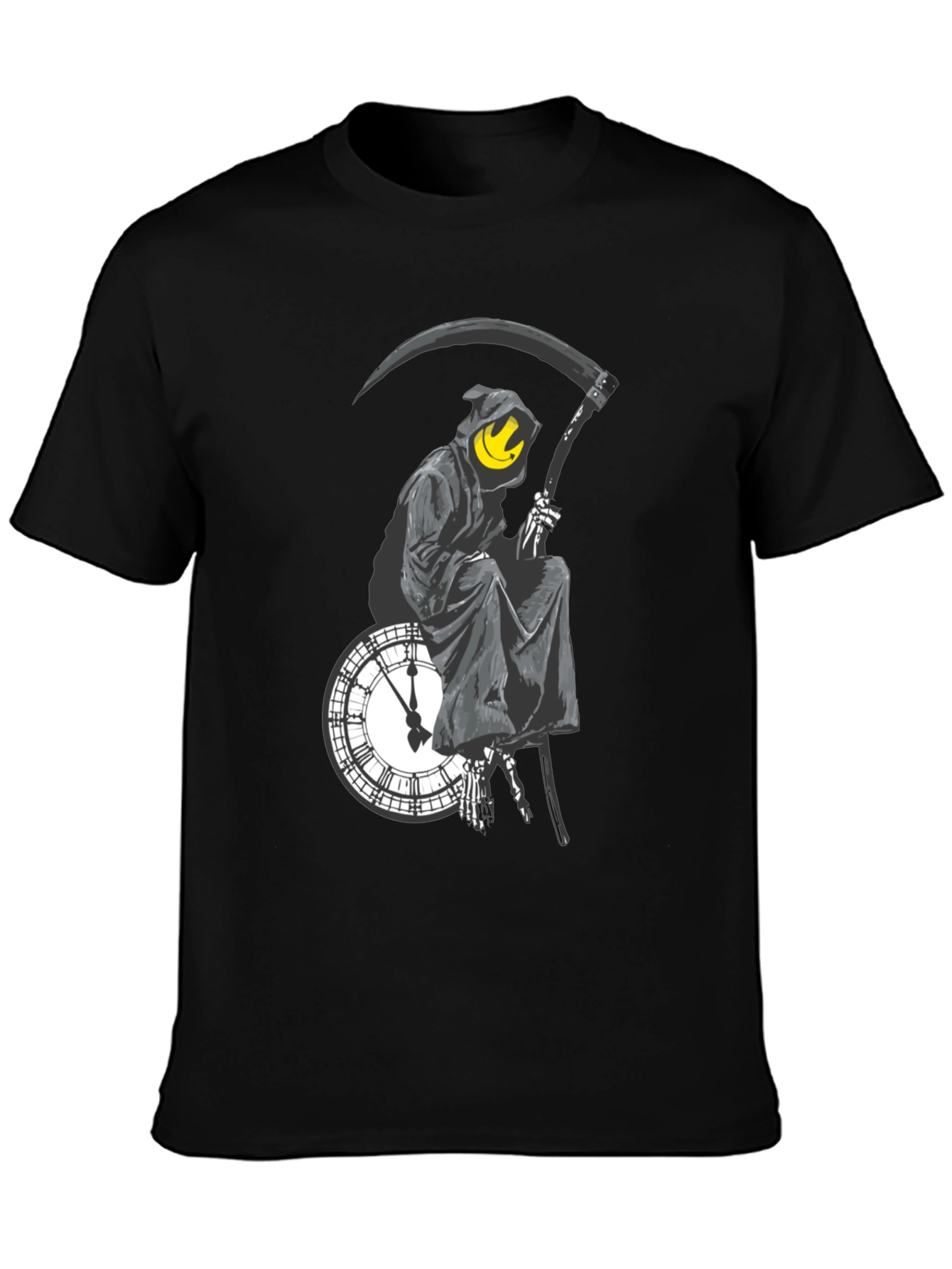 Grim Reaper Clock T-Shirt