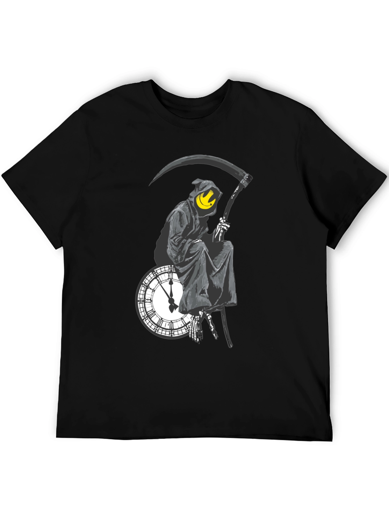Grim Reaper Clock T-Shirt