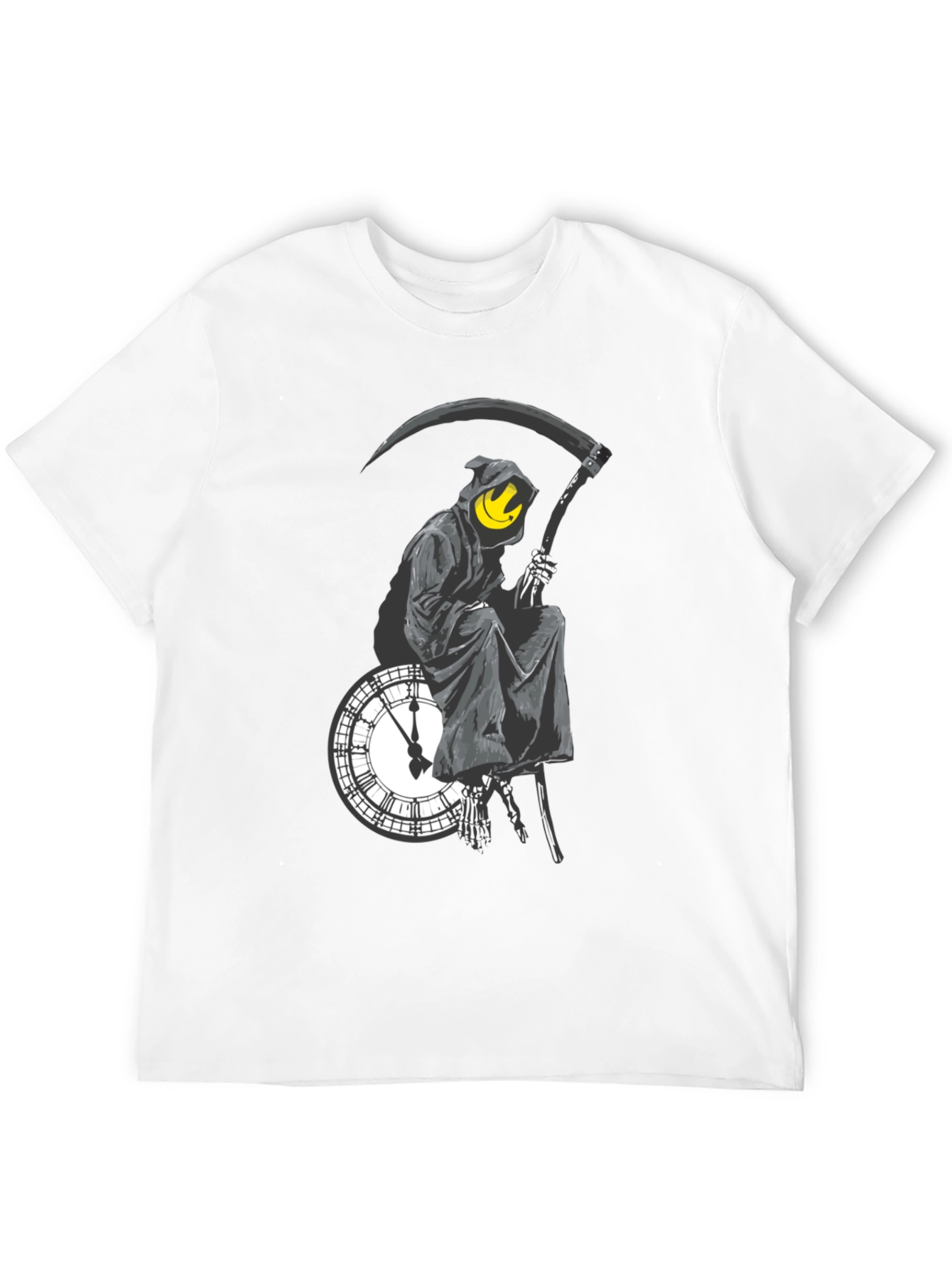 Grim Reaper Clock T-Shirt