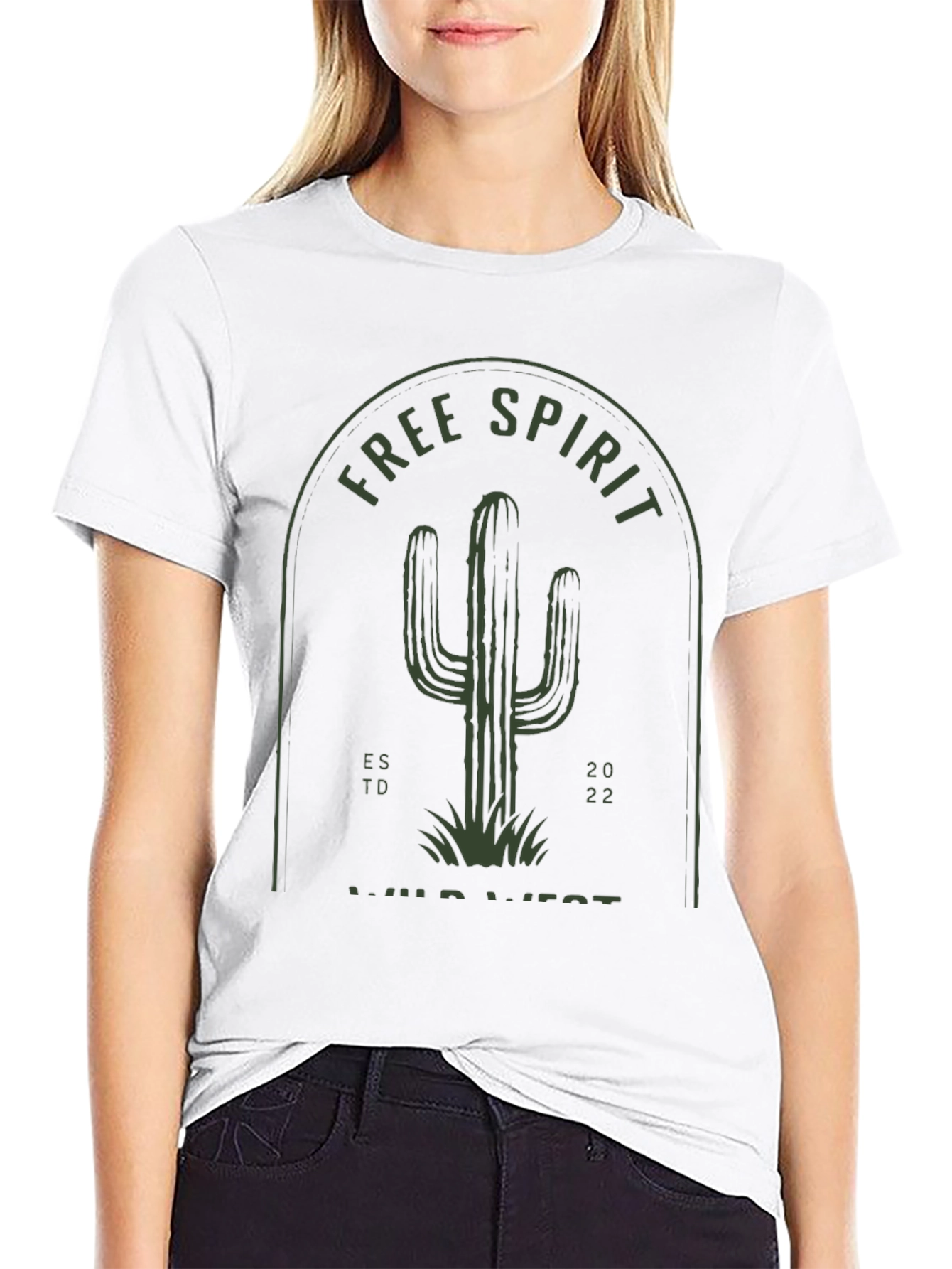 Free Spirit Wild West Graphic T-Shirt