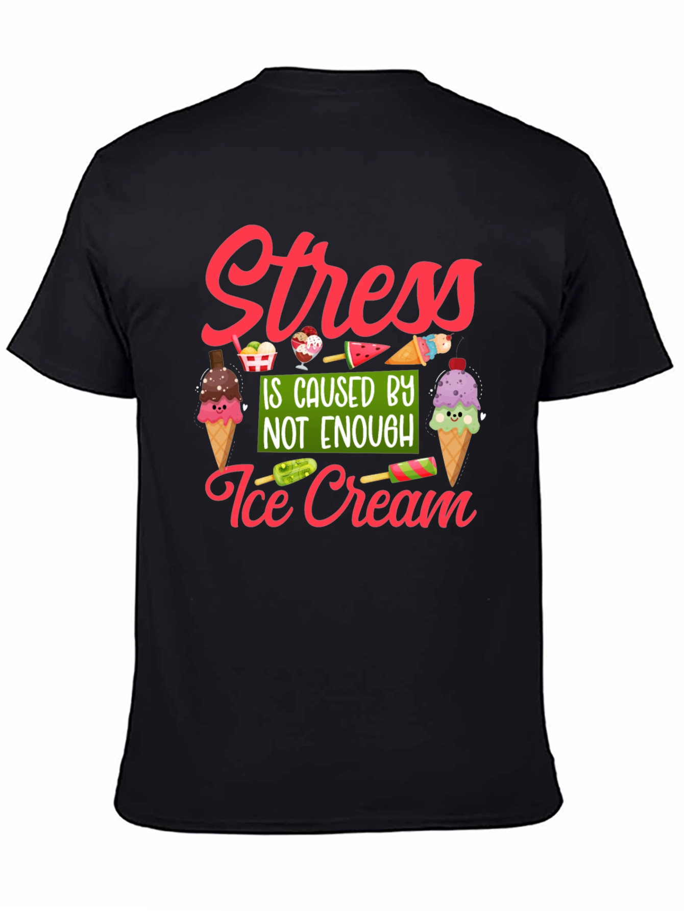 Stress Ice Cream T-Shirt