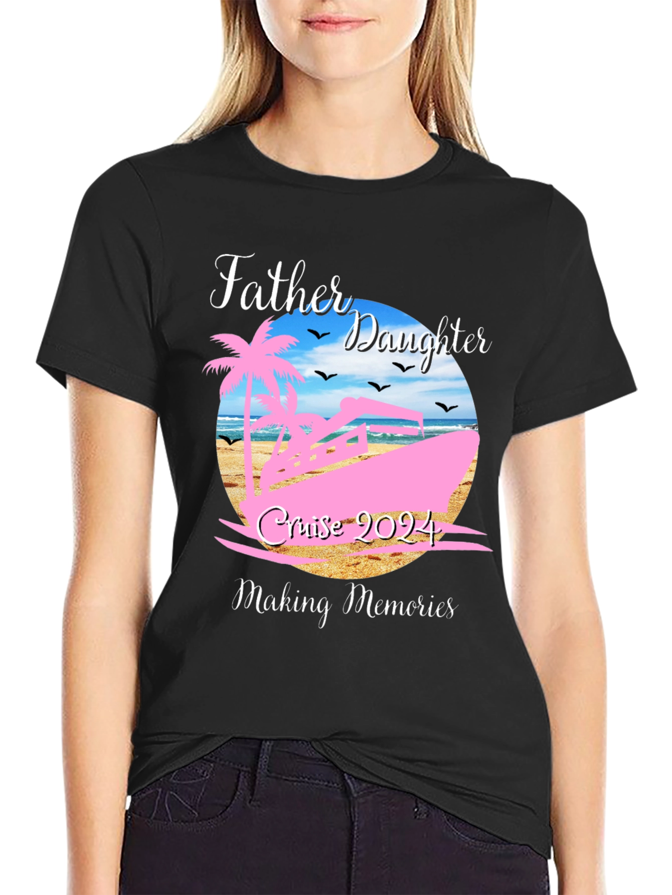 Father Daughter Cruise 2024 Matching Vacation Tee