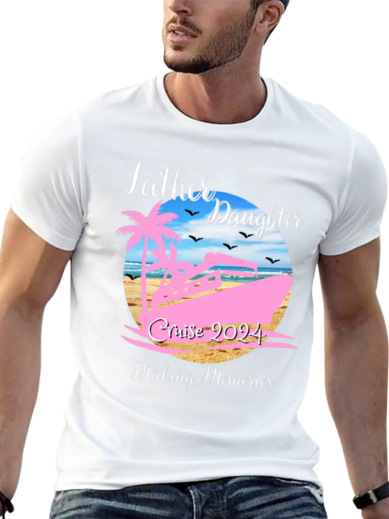 Father Daughter Cruise 2024 Matching Vacation Tee