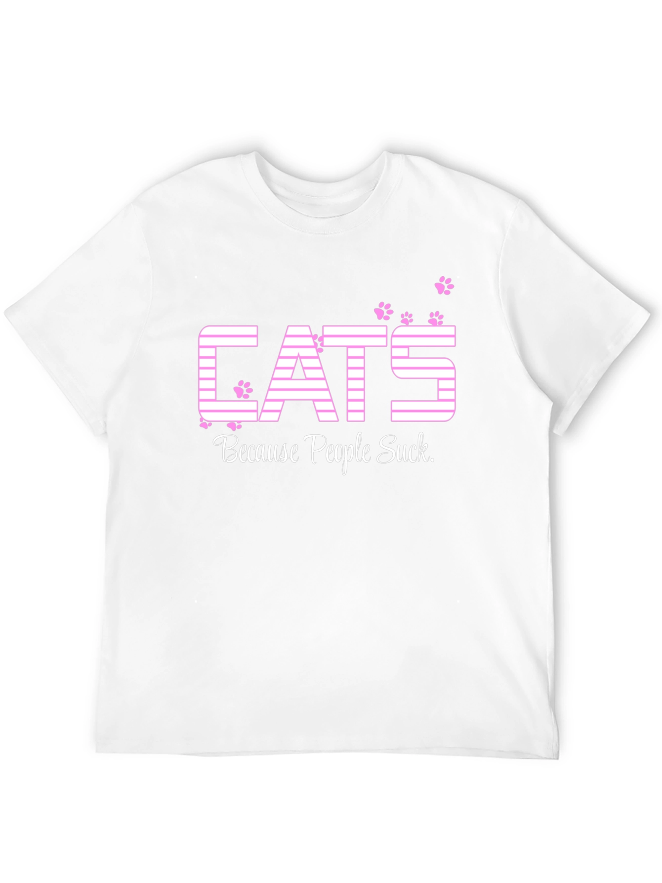 Cats Because People Suck T-Shirt