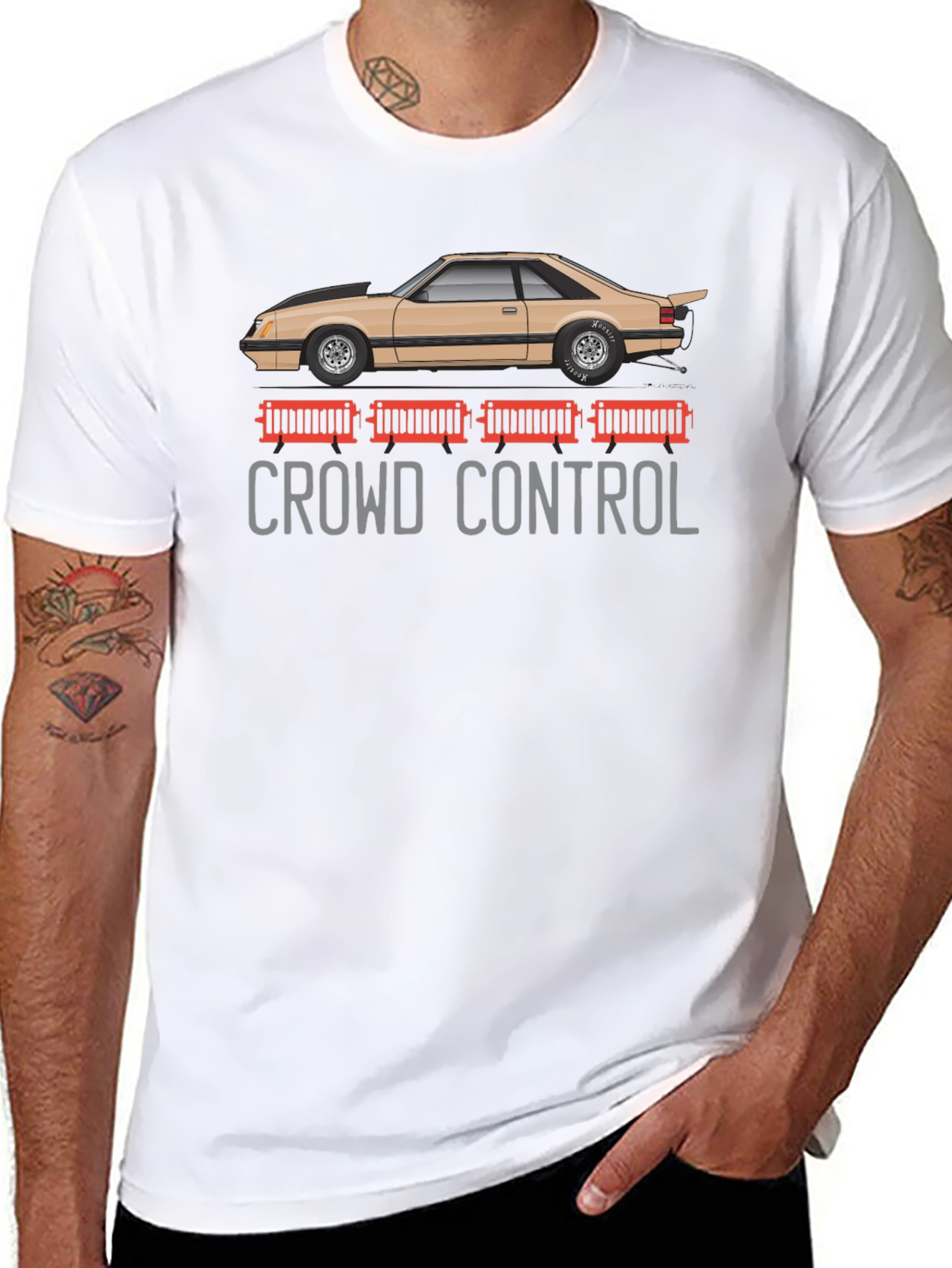 Crowd Control Mustang Graphic T-Shirt