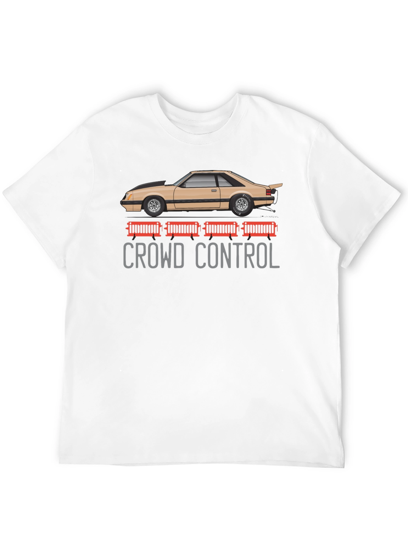 Crowd Control Mustang Graphic T-Shirt