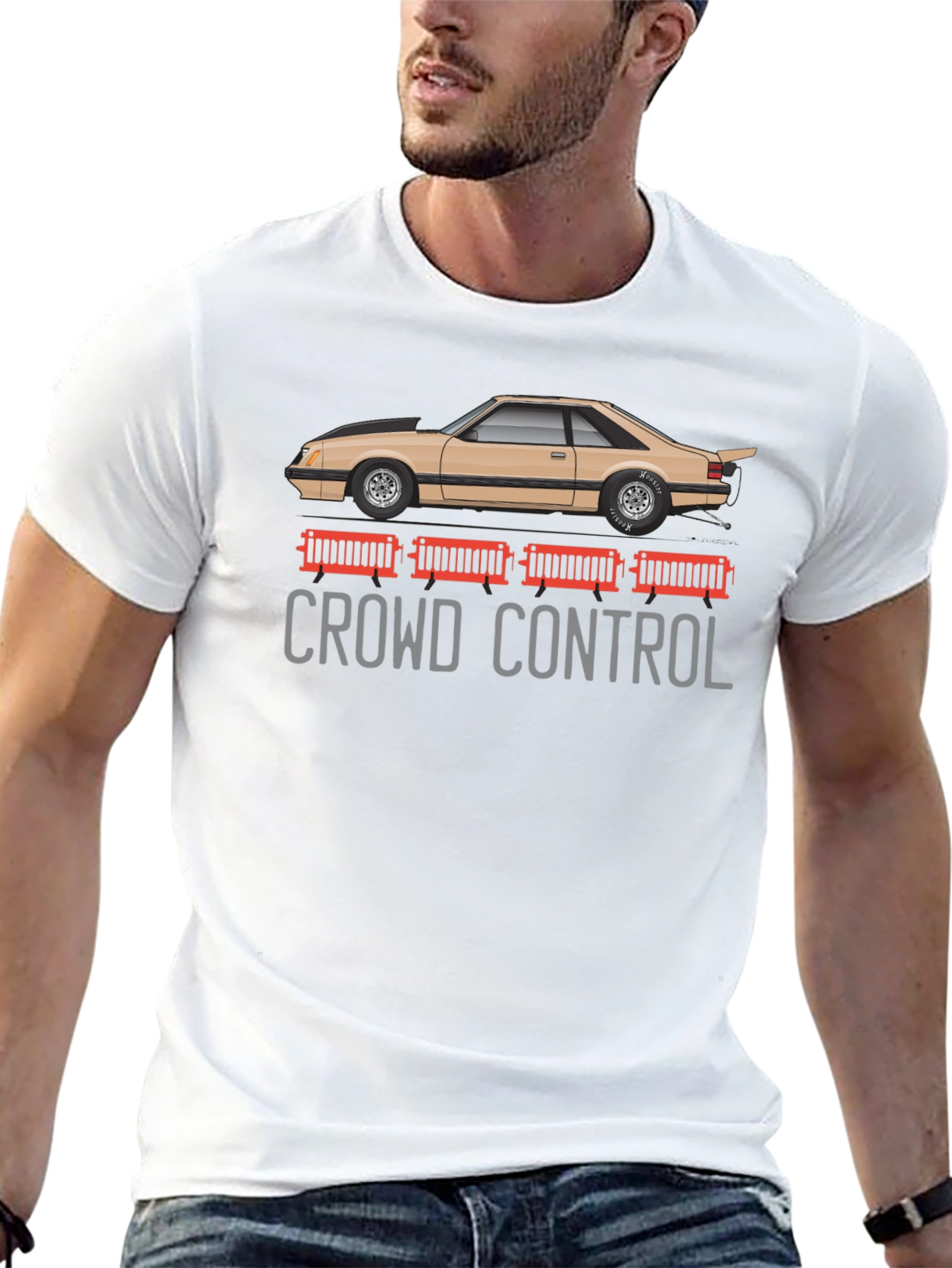 Crowd Control Mustang Graphic T-Shirt