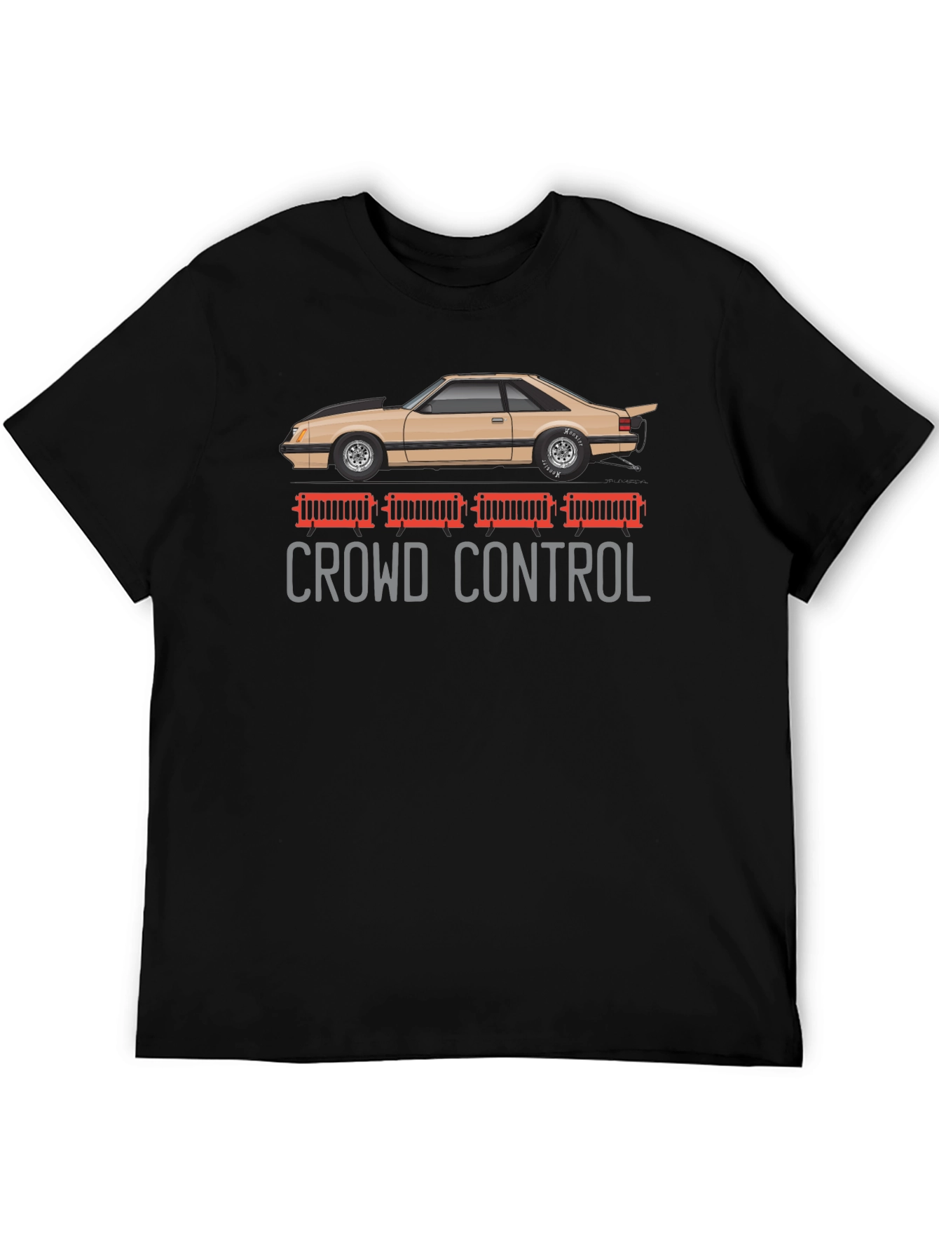 Crowd Control Mustang Graphic T-Shirt