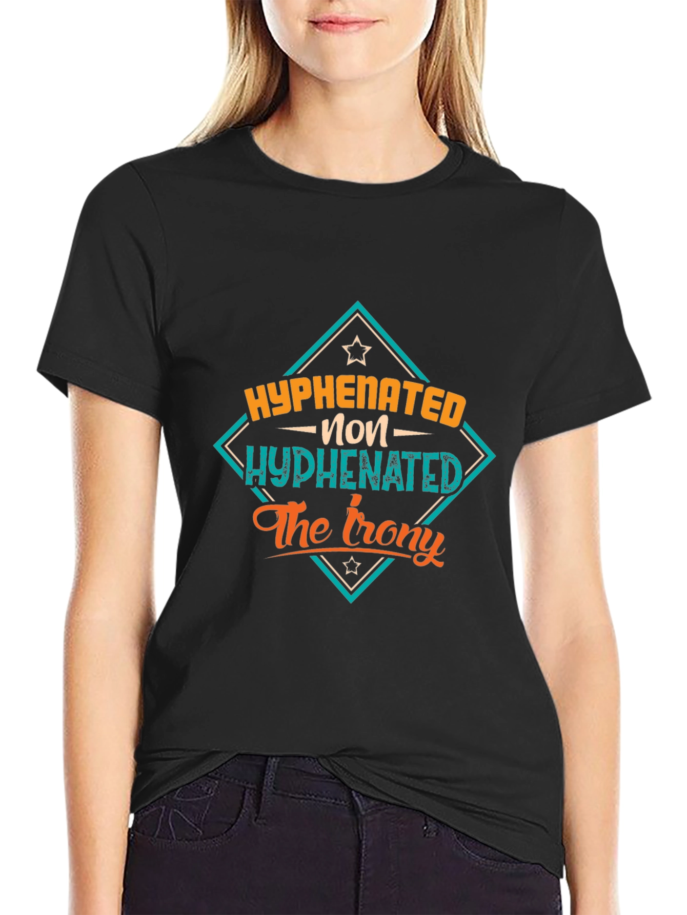 Hyphenated Non-Hyphenated Irony T-Shirt