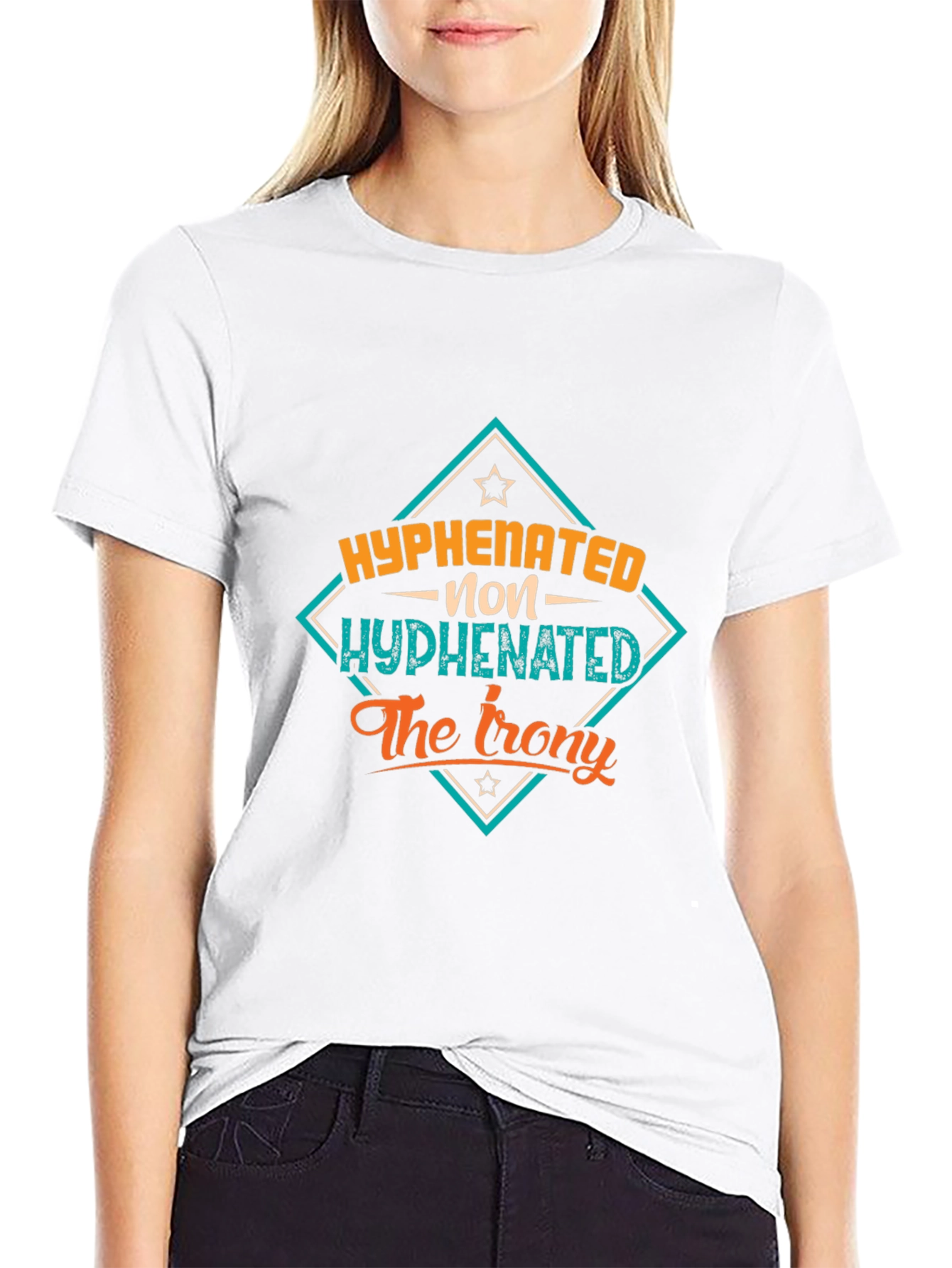 Hyphenated Non-Hyphenated Irony T-Shirt