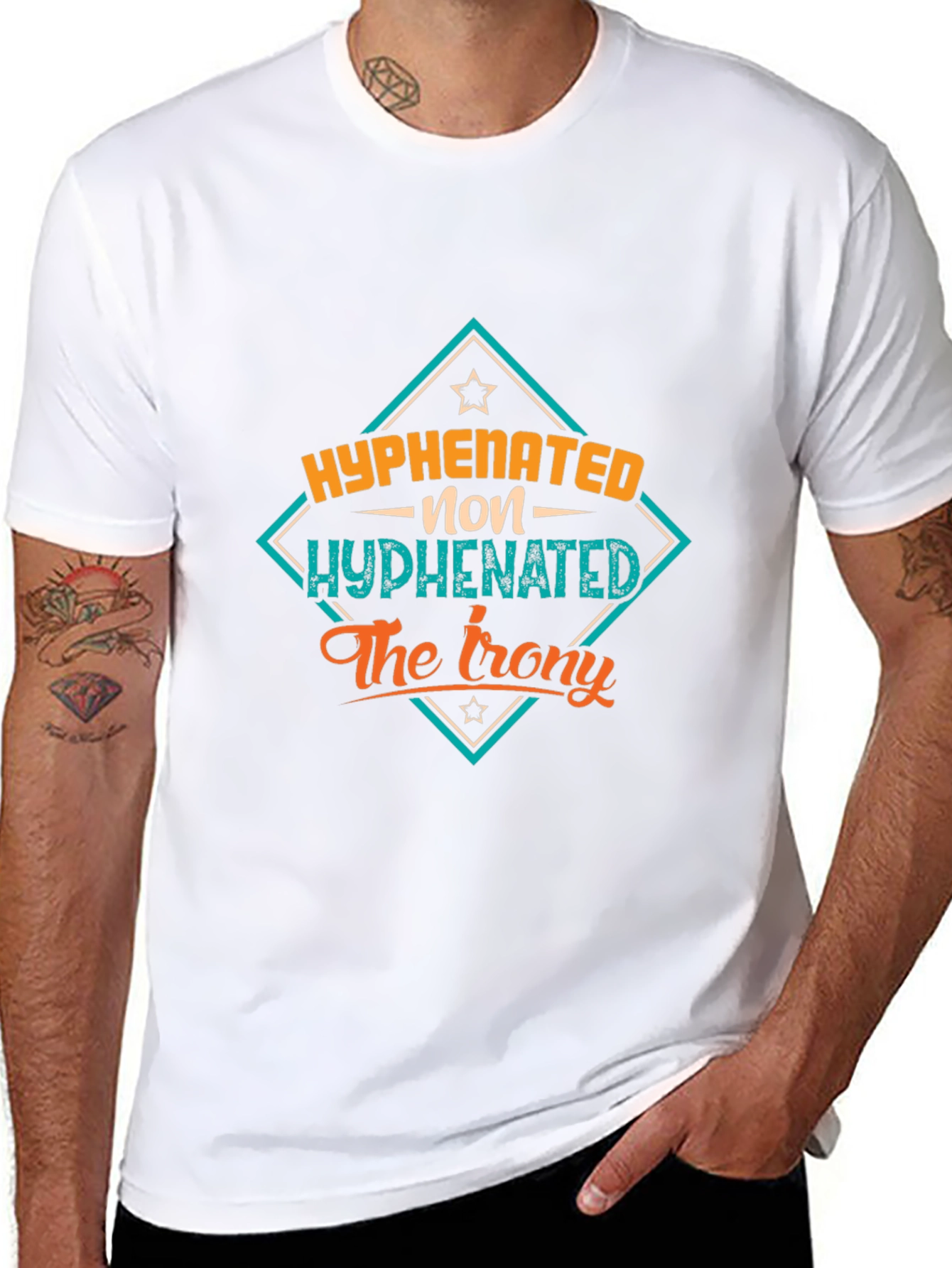 Hyphenated Non-Hyphenated Irony T-Shirt