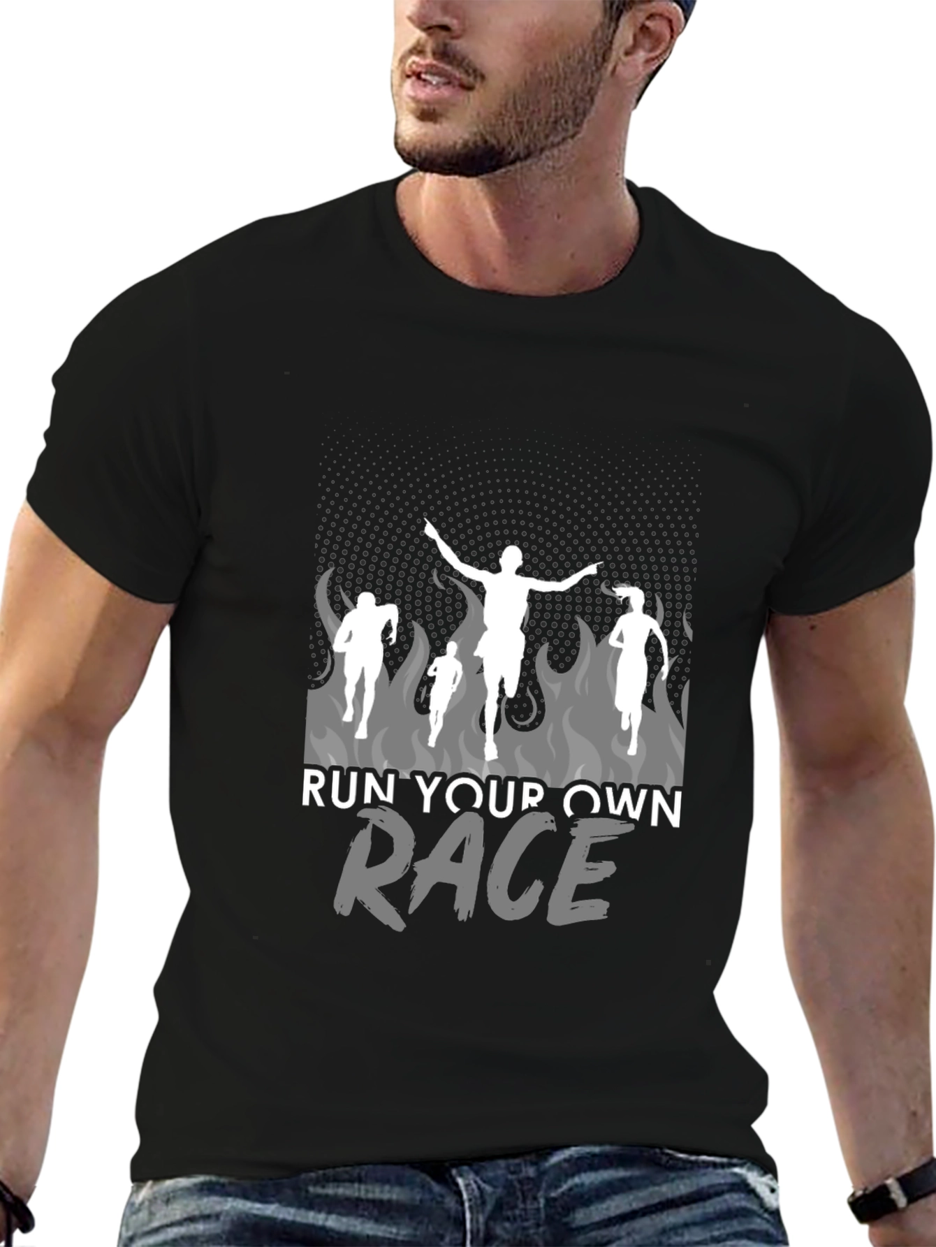 Run Your Own Race Graphic T-Shirt