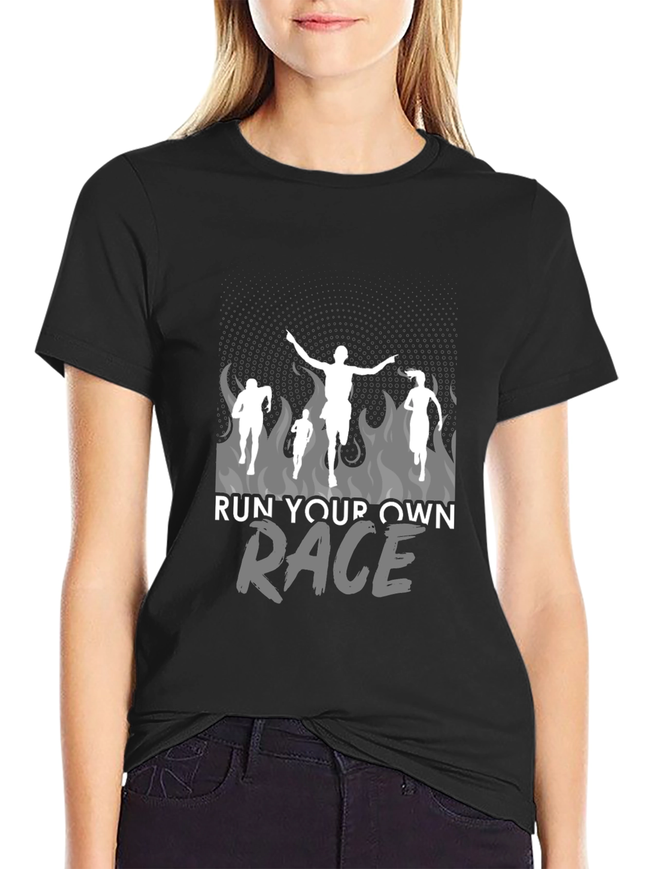 Run Your Own Race Graphic T-Shirt