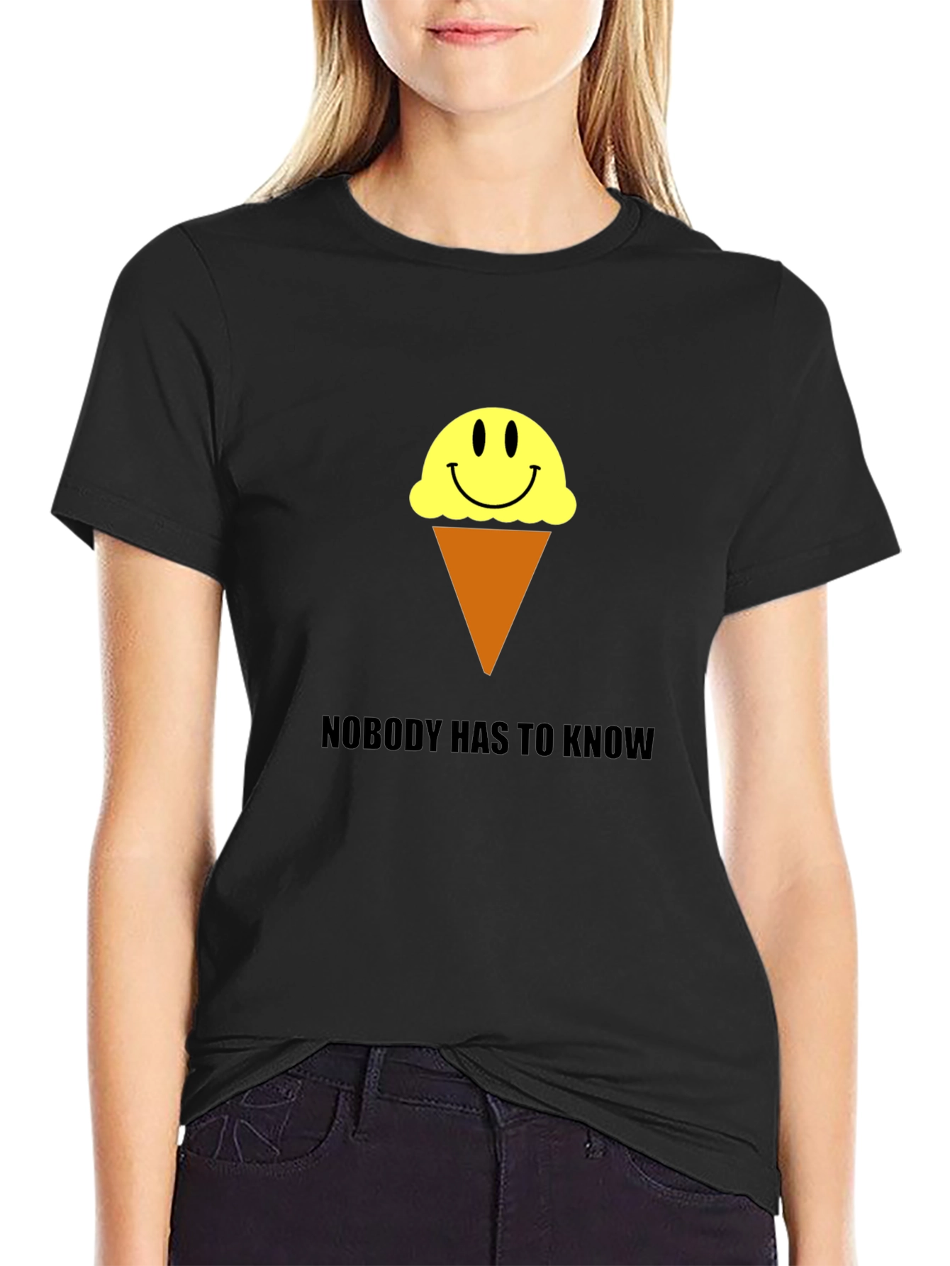 Ice Cream Smile T-Shirt - Nobody Has to Know