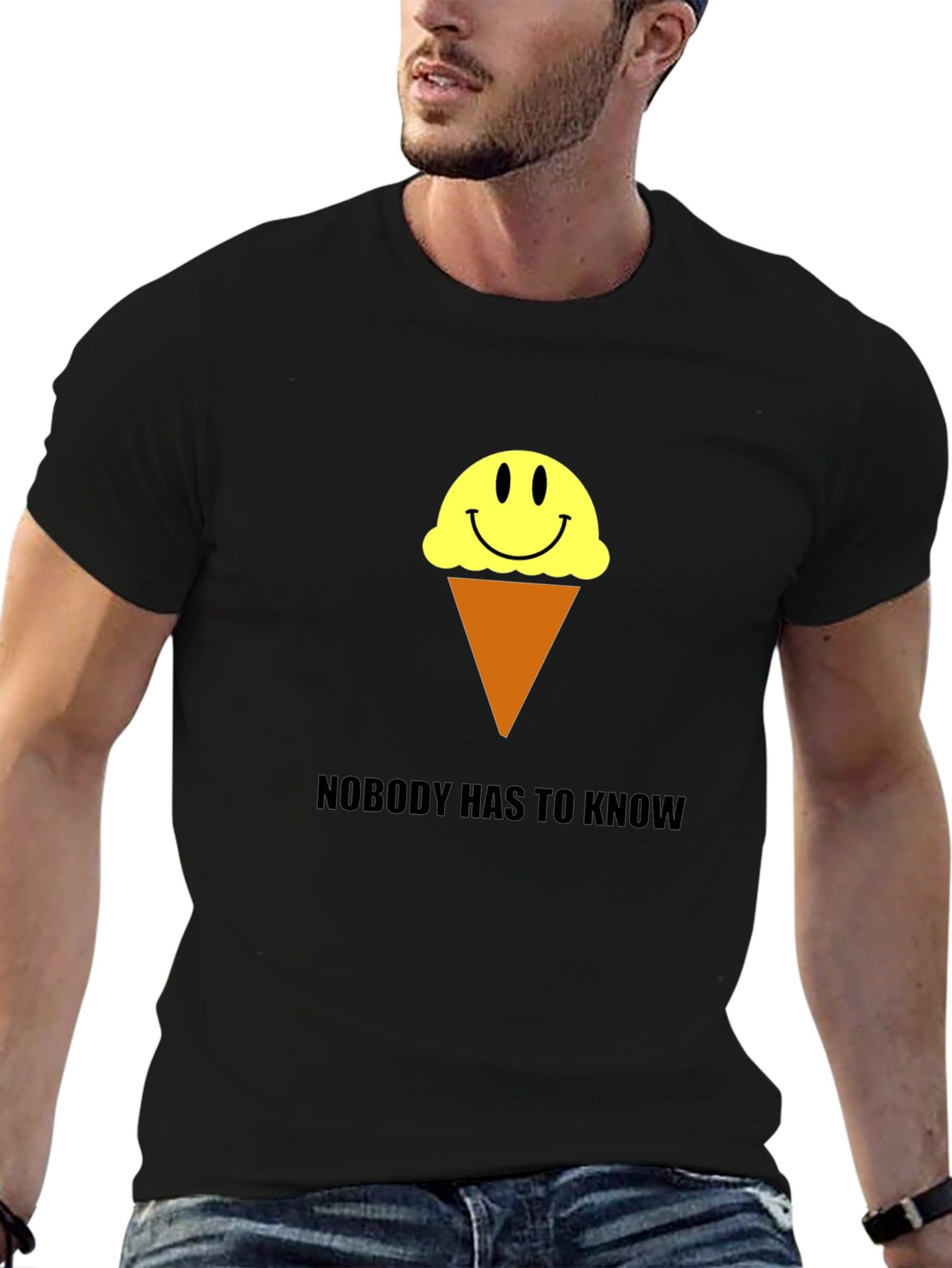 Ice Cream Smile T-Shirt - Nobody Has to Know