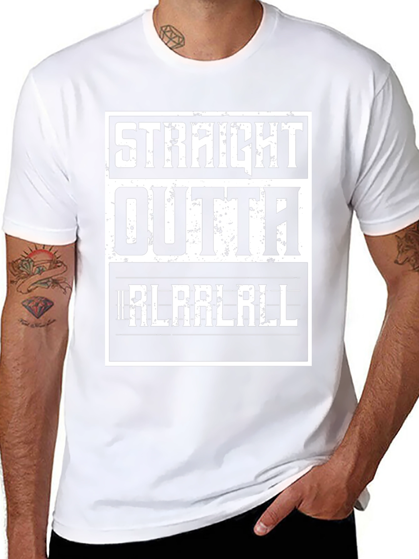 Straight Outta Rlarlrll Graphic T-Shirt