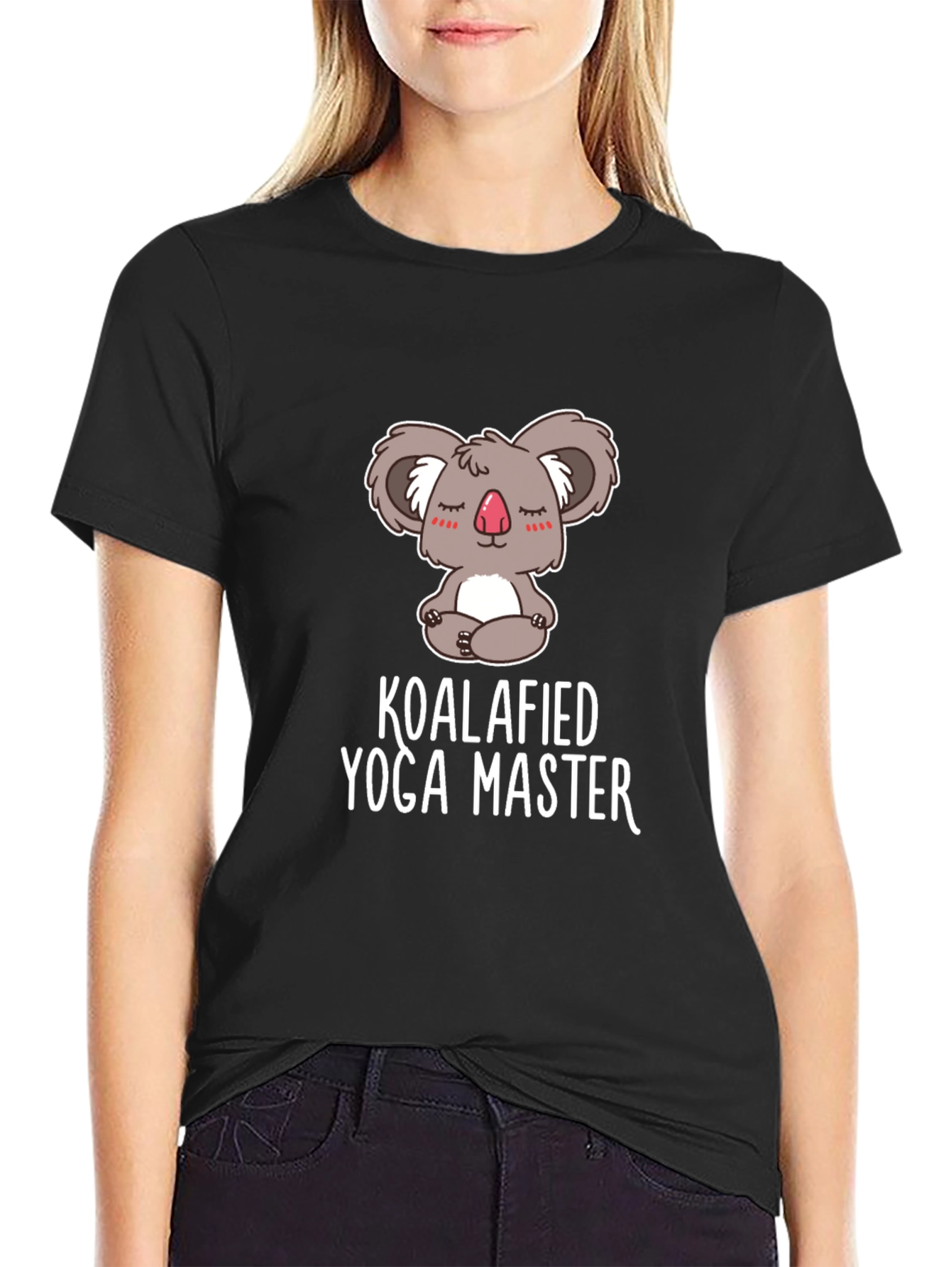 Koalafied Yoga Master Black T-Shirt