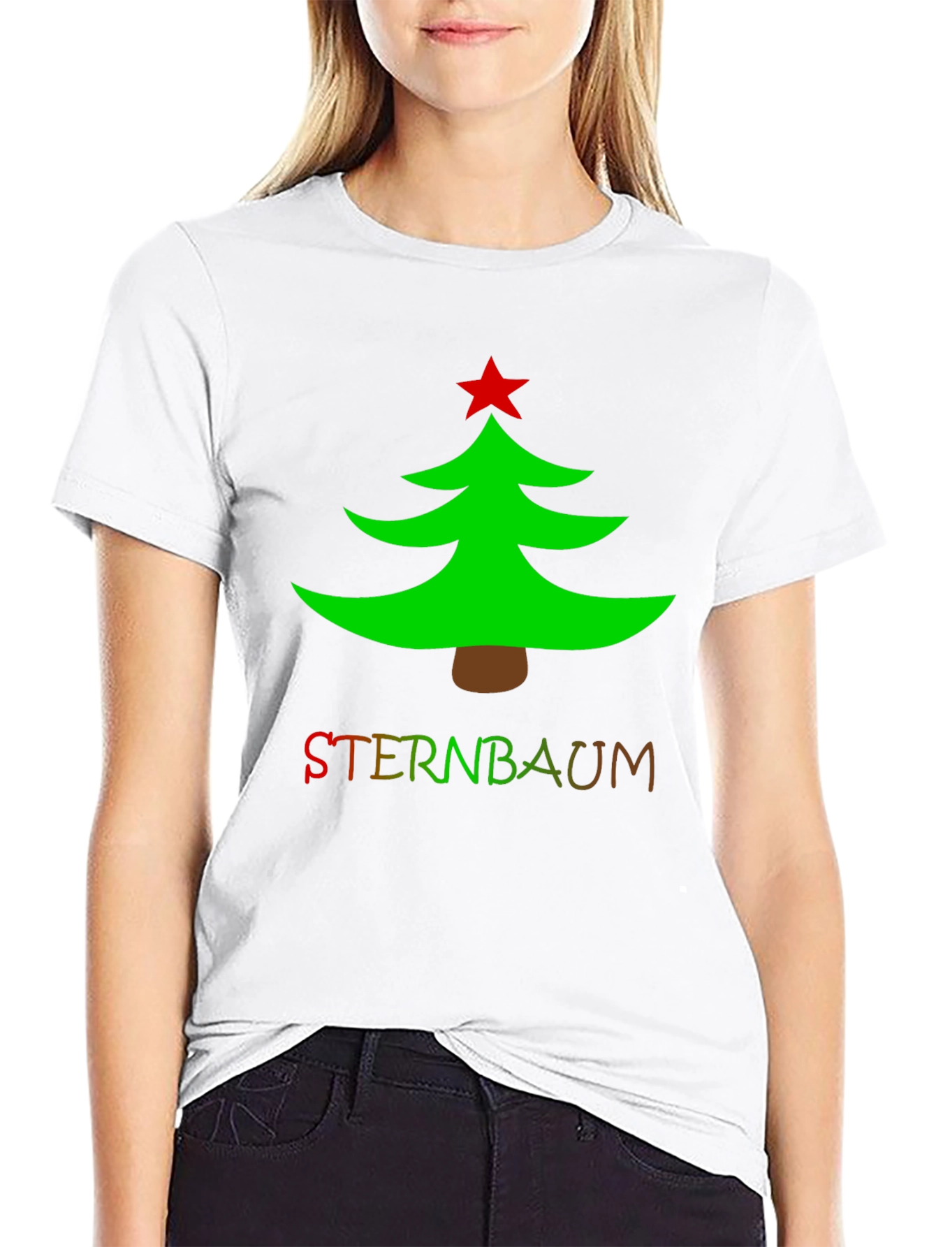 Festive Christmas Tree Graphic Tee