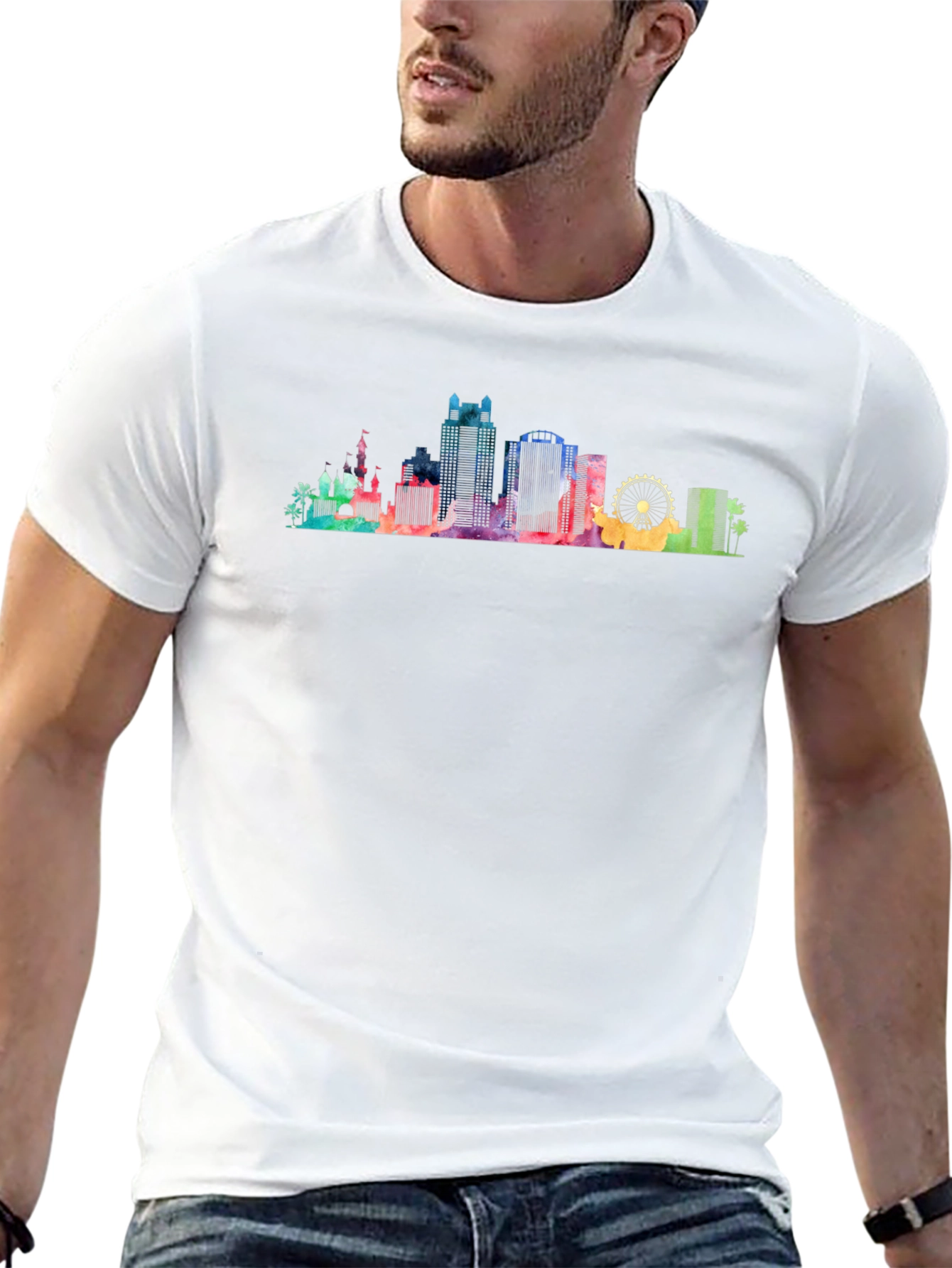 Orlando Florida Skyline T-Shirt