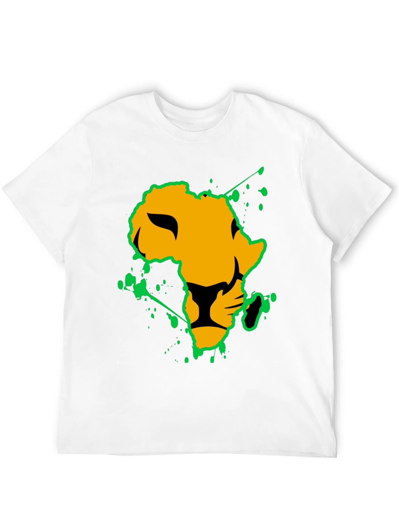 Lion Africa Graphic Tee - Black