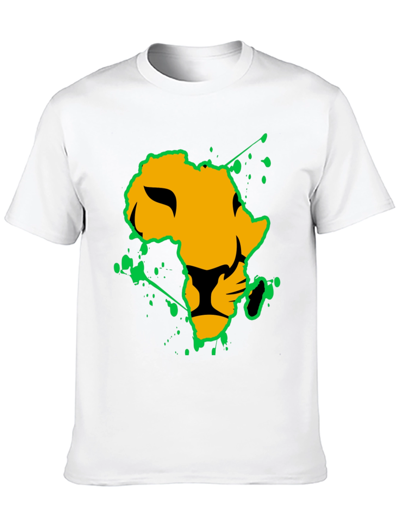 Lion Africa Graphic Tee - Black