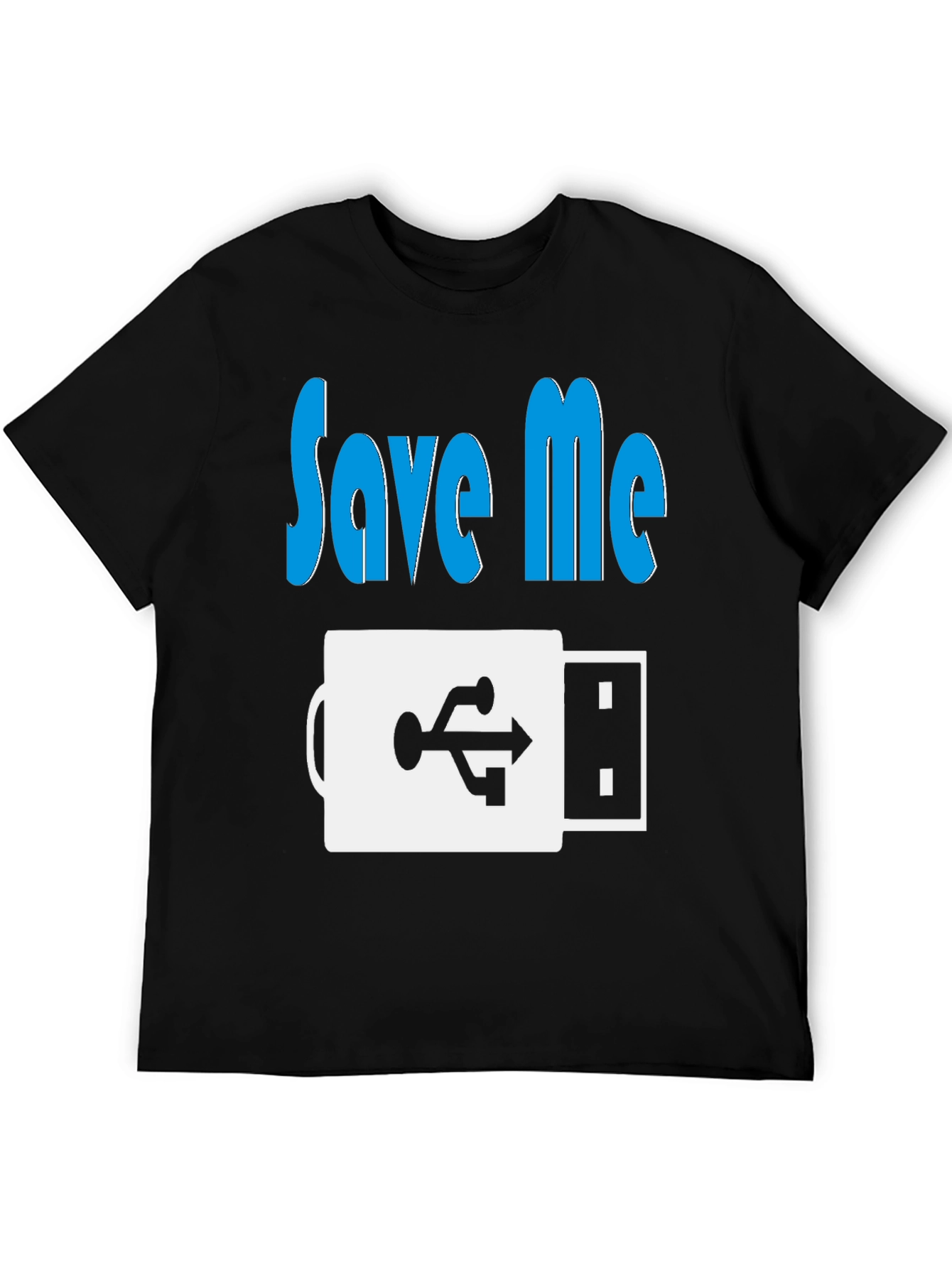 Save Me USB T-Shirt - Funny Geek Tee