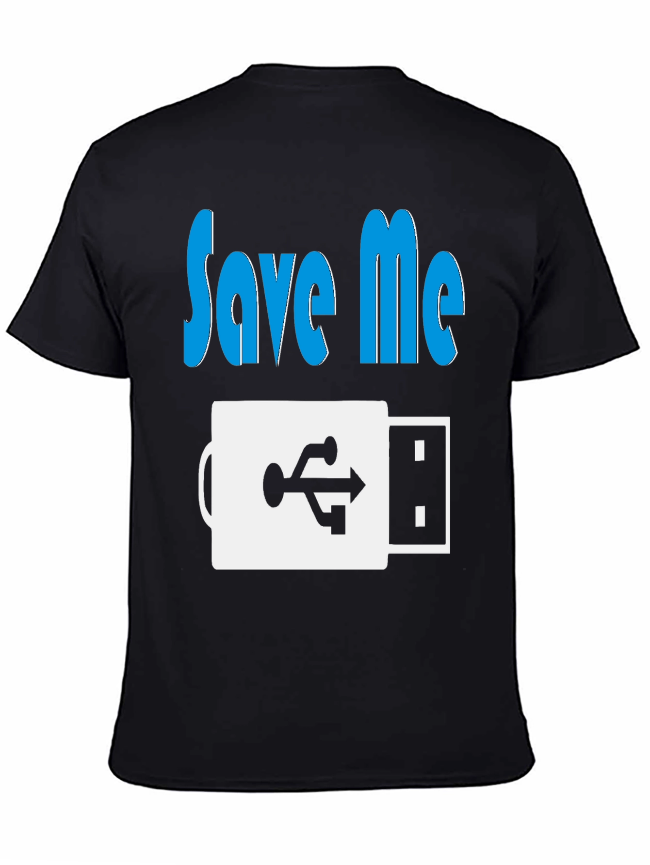 Save Me USB T-Shirt - Funny Geek Tee