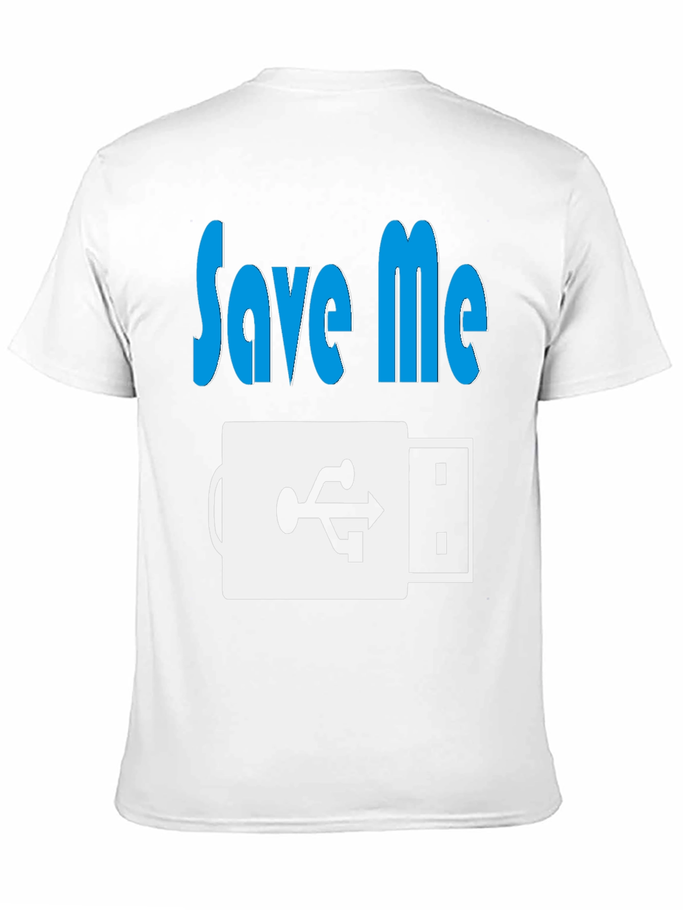 Save Me USB T-Shirt - Funny Geek Tee