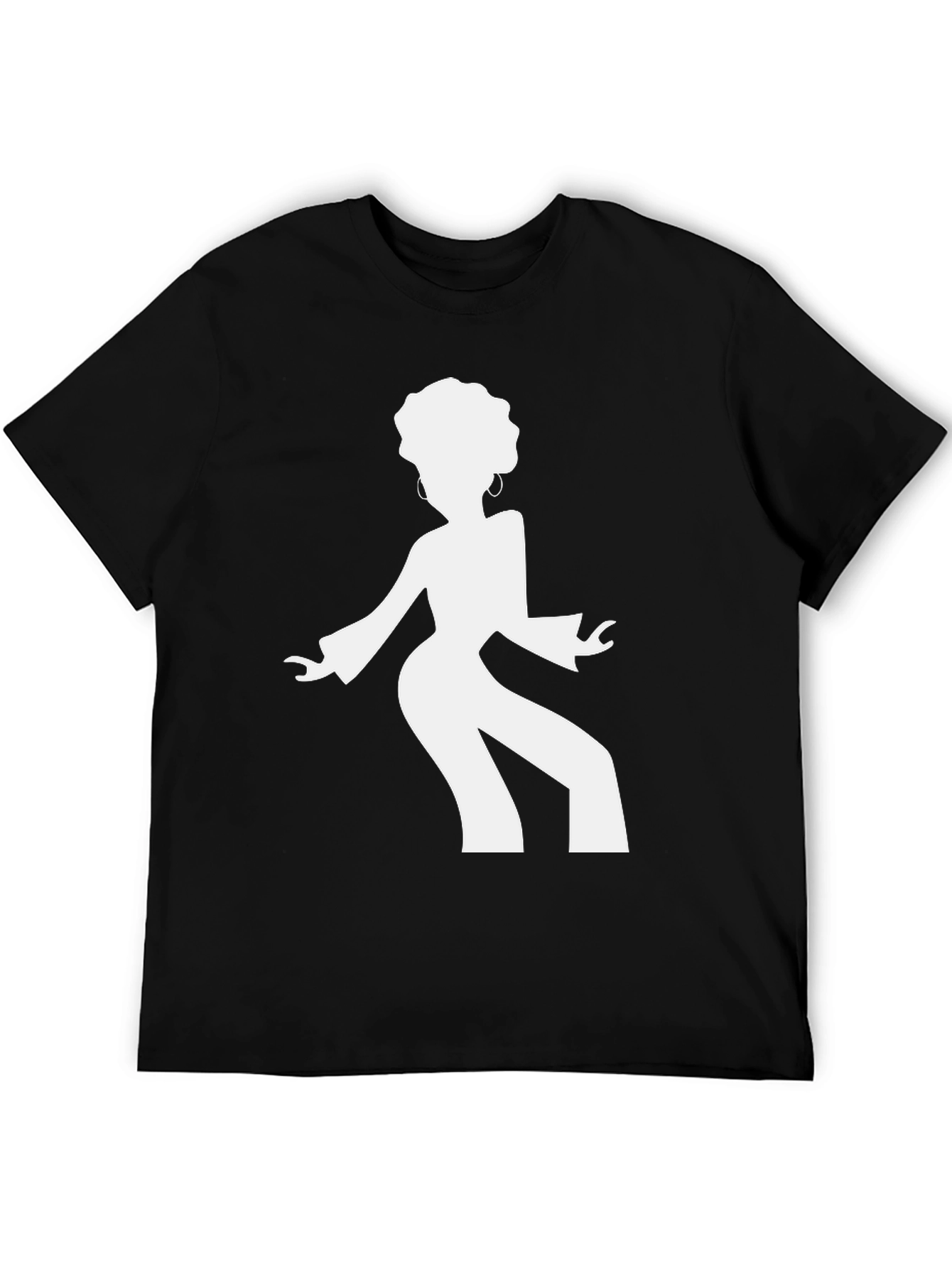 Funky Afro Silhouette T-Shirt