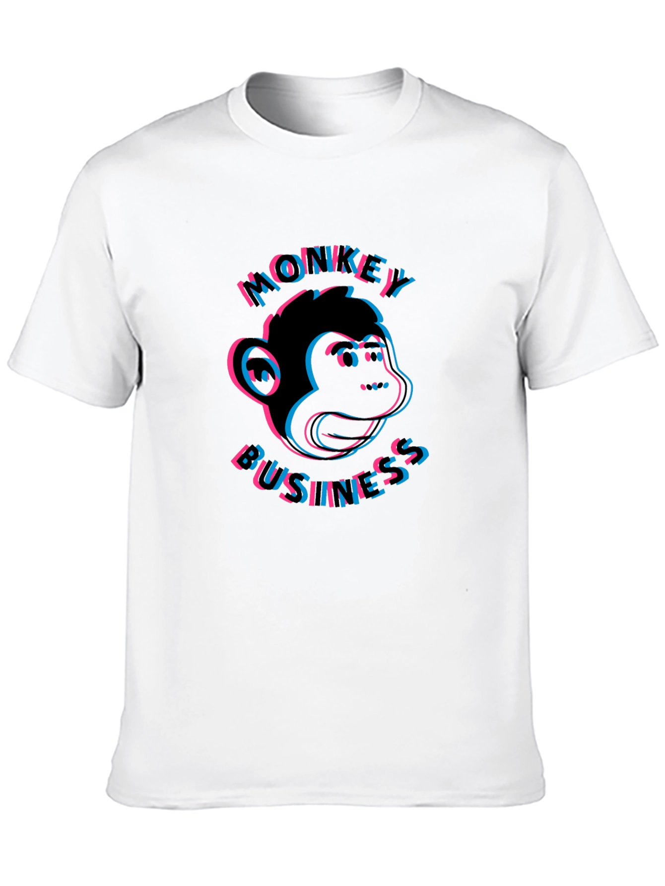 Monkey Business Graphic Tee - Black