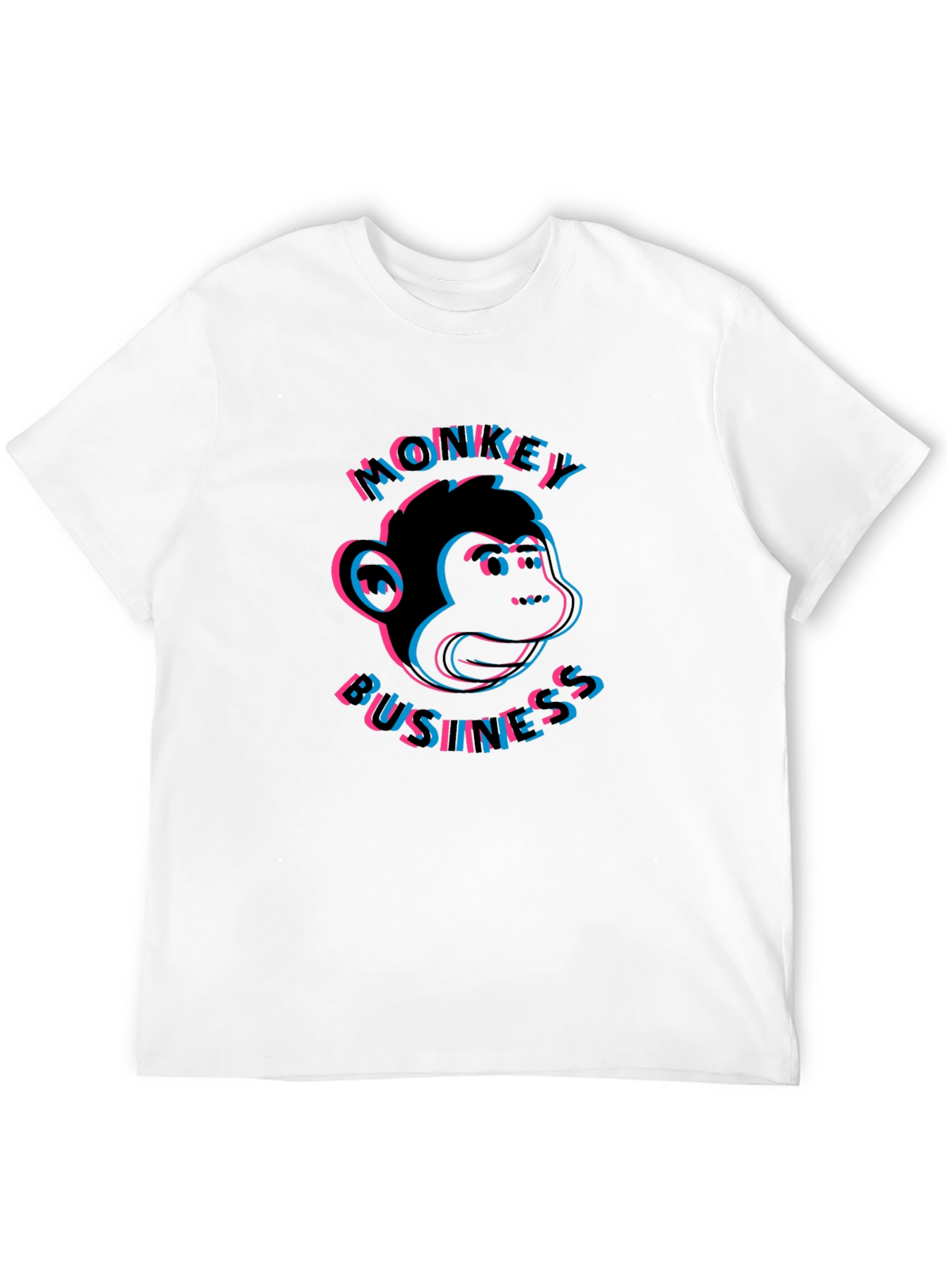 Monkey Business Graphic Tee - Black