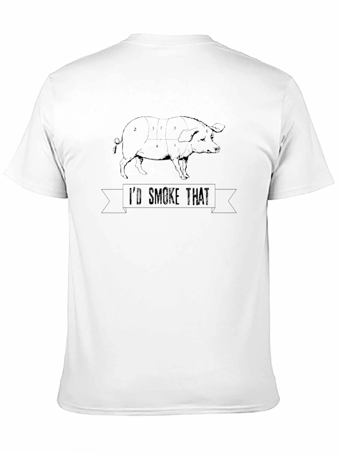 Id Smoke That BBQ Pig T-Shirt