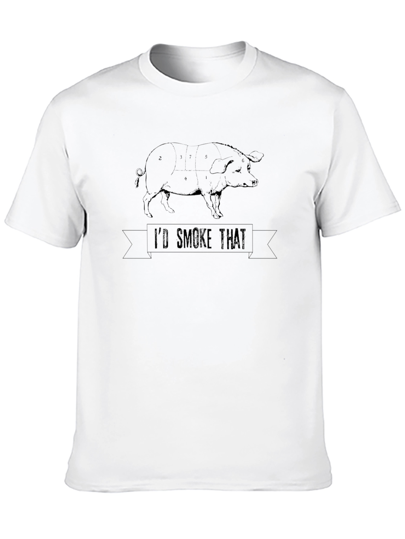 Id Smoke That BBQ Pig T-Shirt