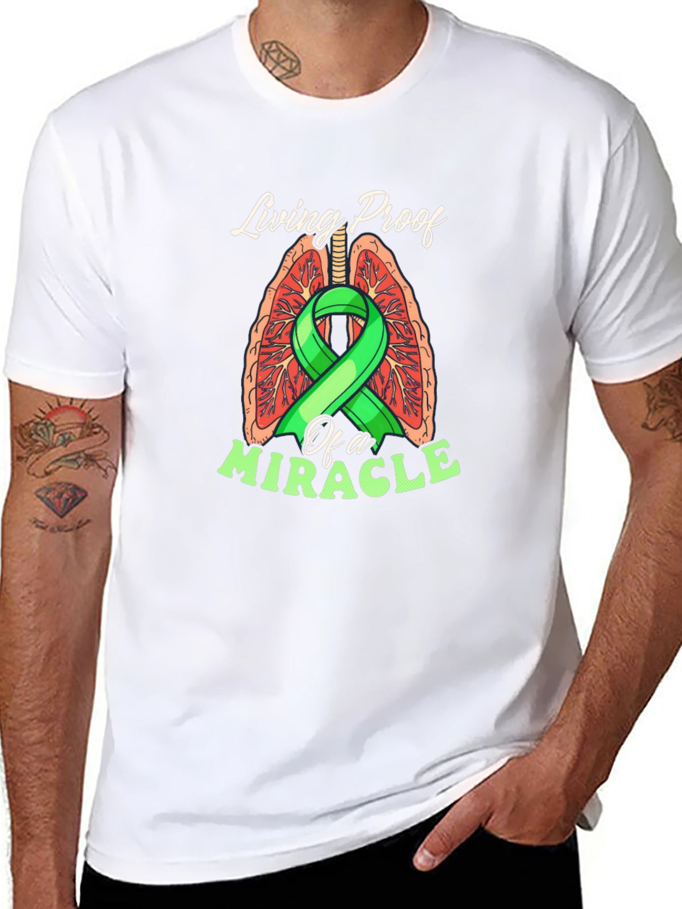 Living Proof Miracle Lung Cancer Awareness T-Shirt
