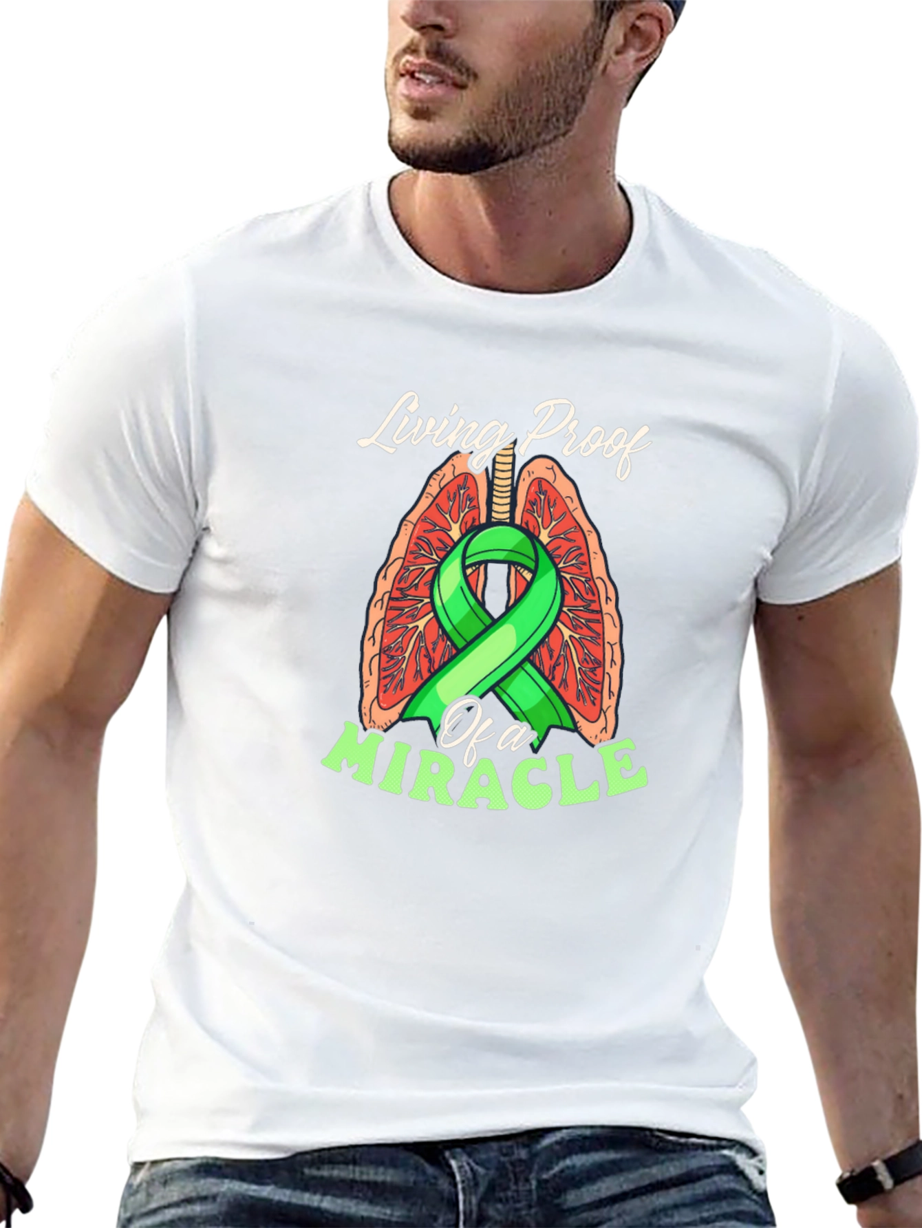 Living Proof Miracle Lung Cancer Awareness T-Shirt