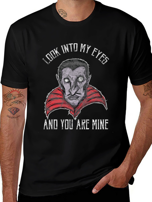 Vampire T-Shirt - Look Into My Eyes - Halloween Costume