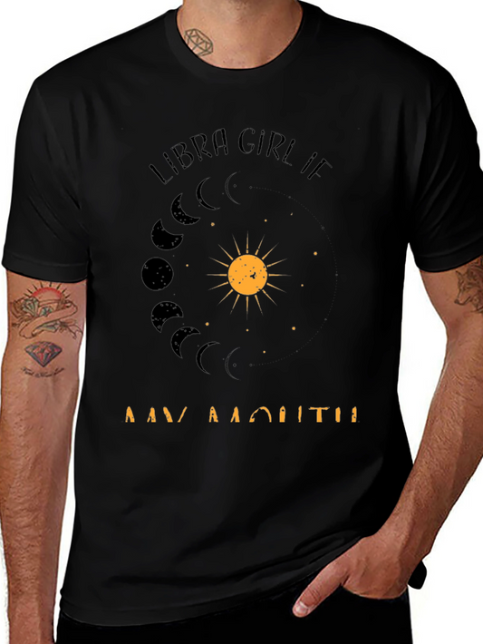 Libra Girl Birthday Month T-Shirt - Zodiac Design
