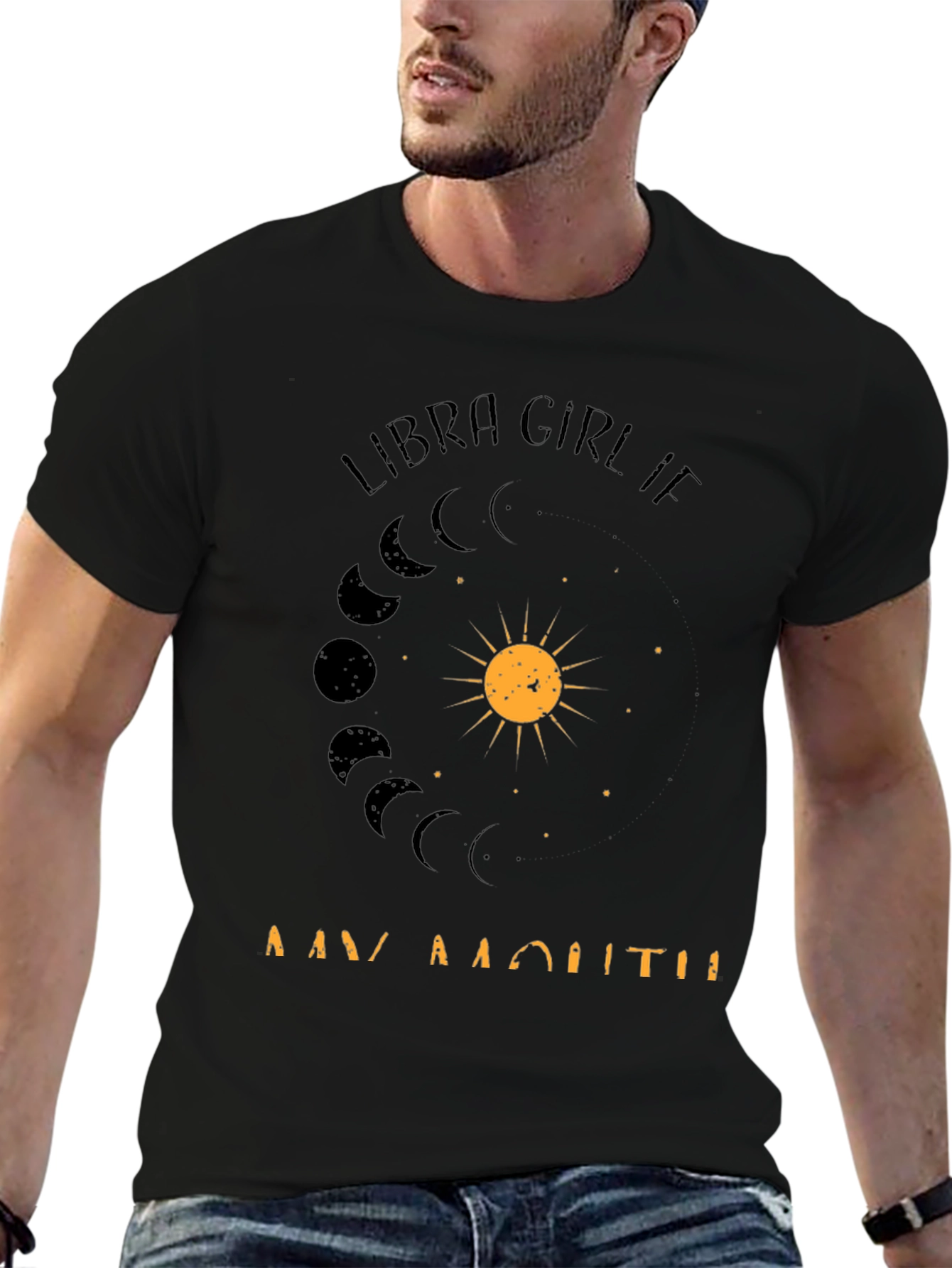 Libra Girl Birthday Month T-Shirt - Zodiac Design