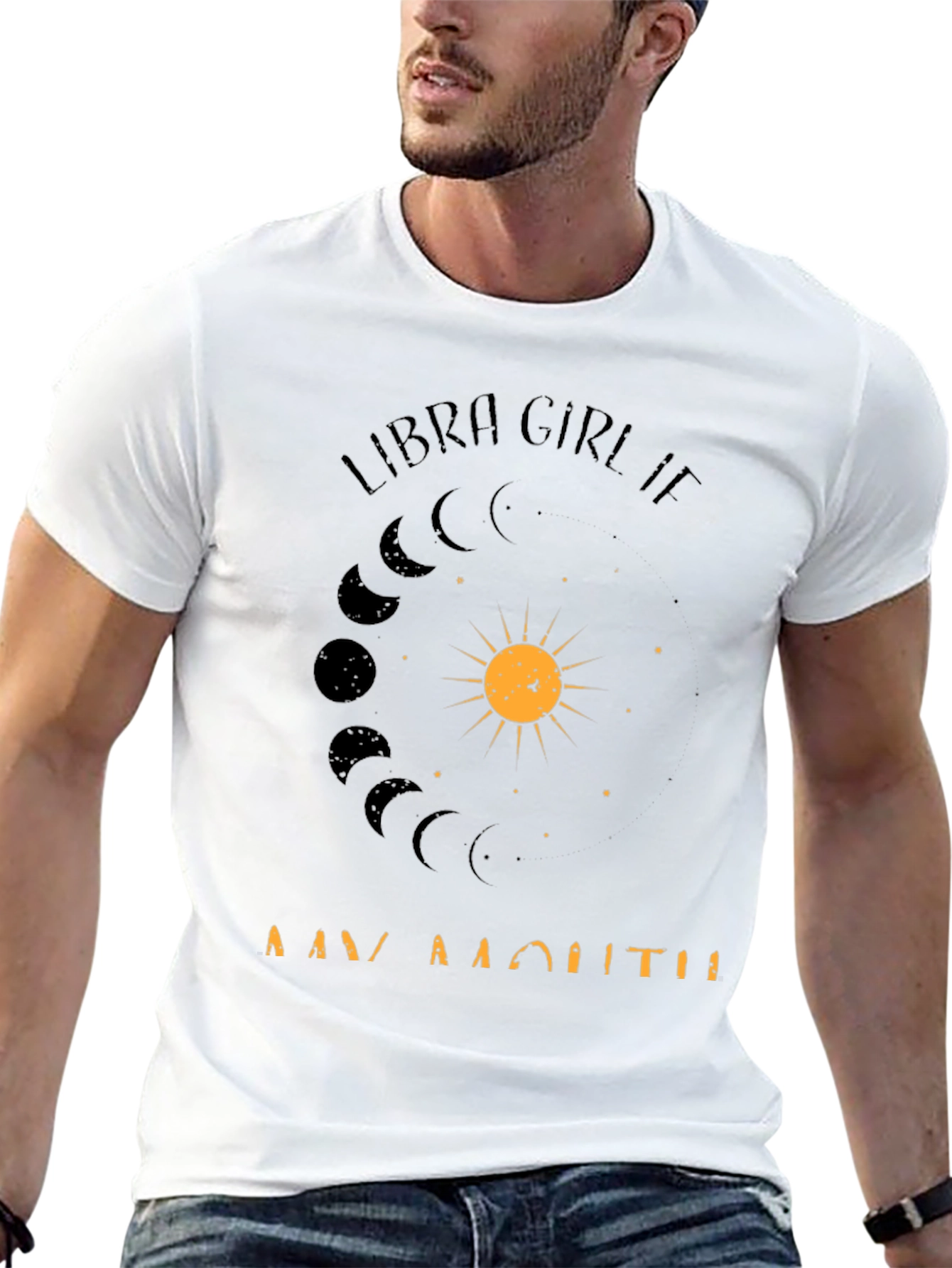Libra Girl Birthday Month T-Shirt - Zodiac Design