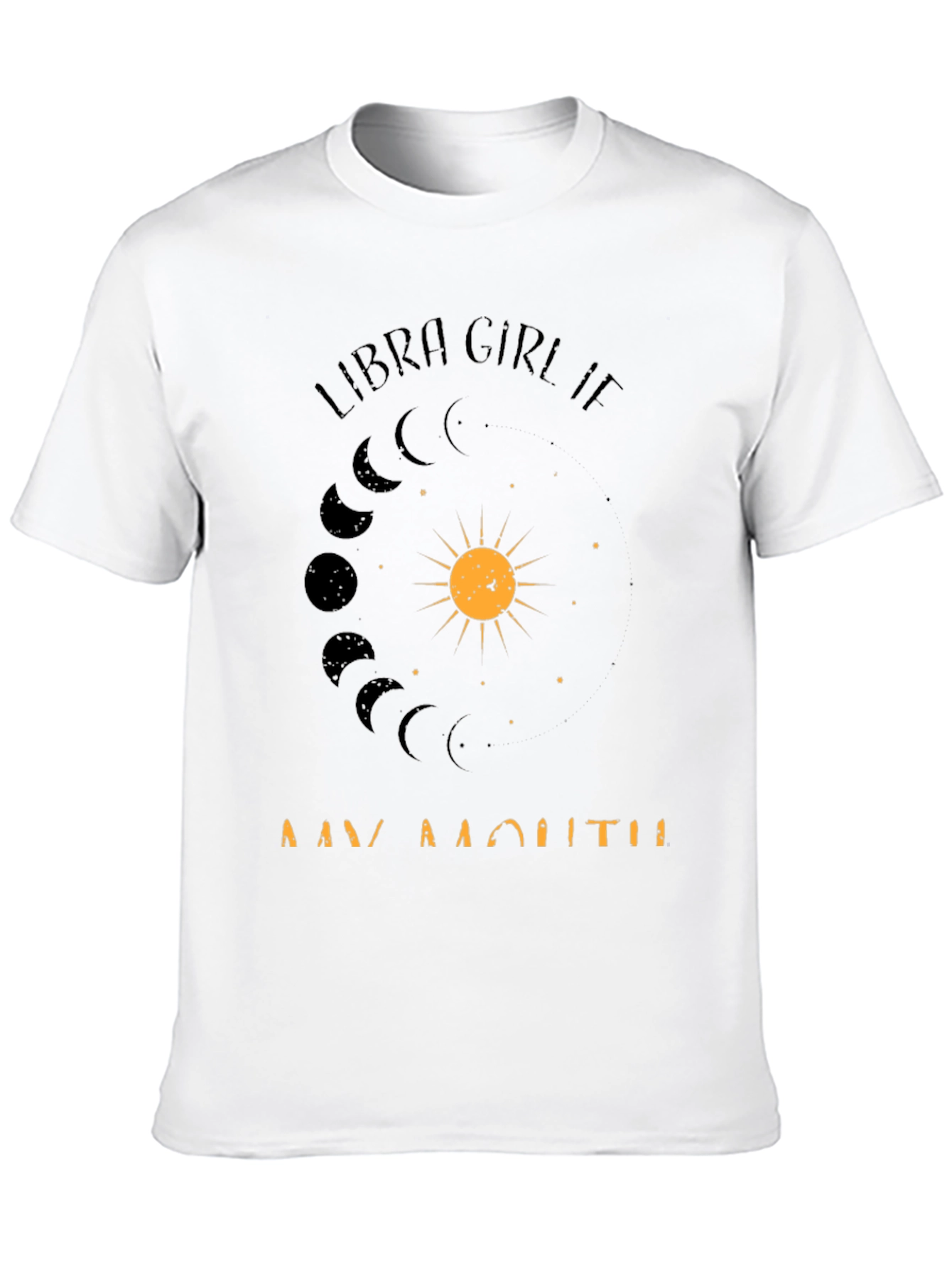 Libra Girl Birthday Month T-Shirt - Zodiac Design