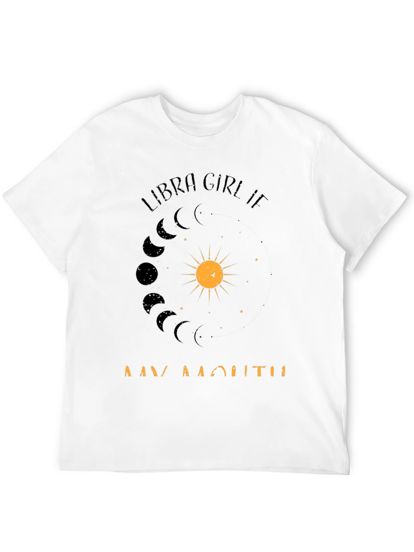 Libra Girl Birthday Month T-Shirt - Zodiac Design