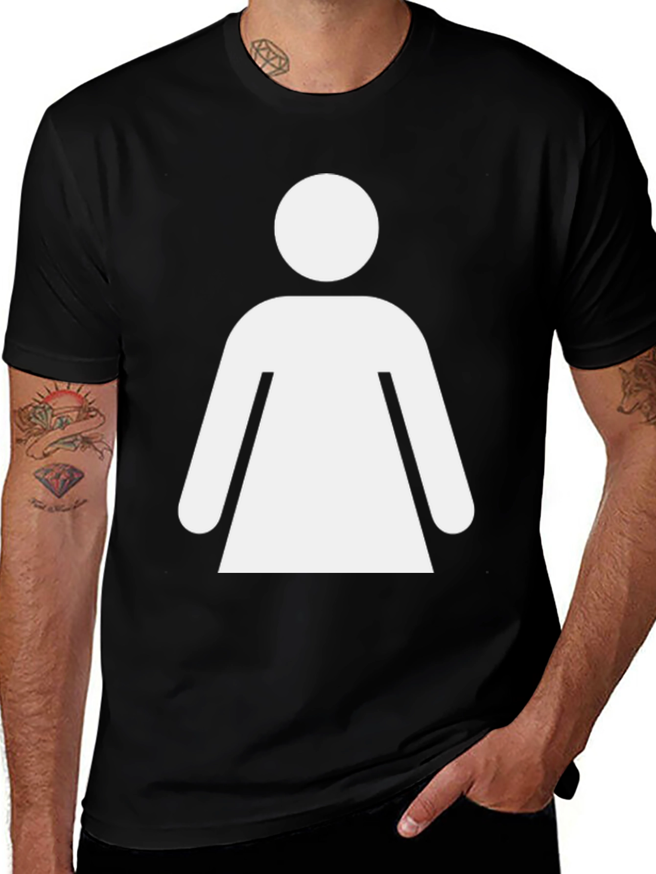 Gender Icon Black T-Shirt