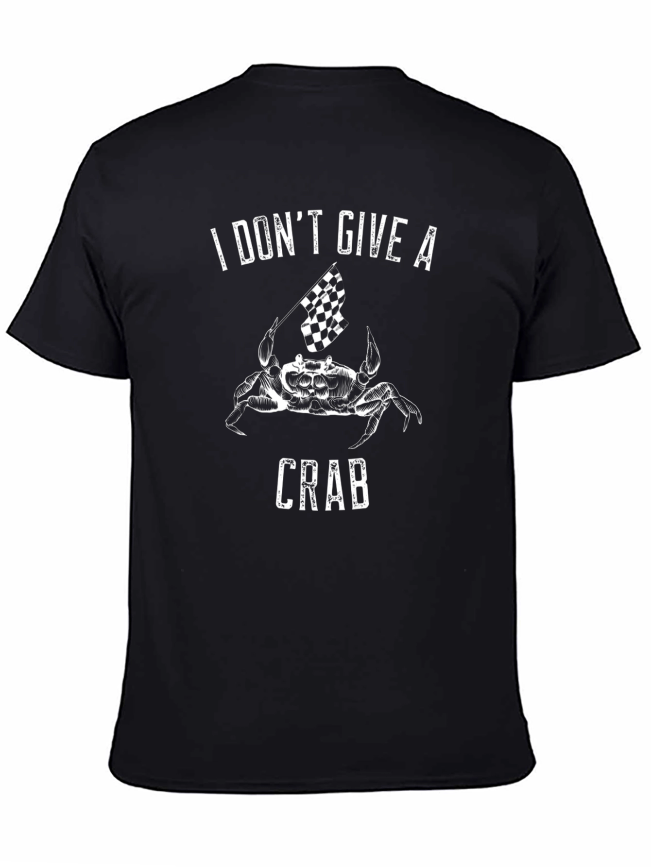 I Dont Give A Crab T-Shirt Funny Racing Tee