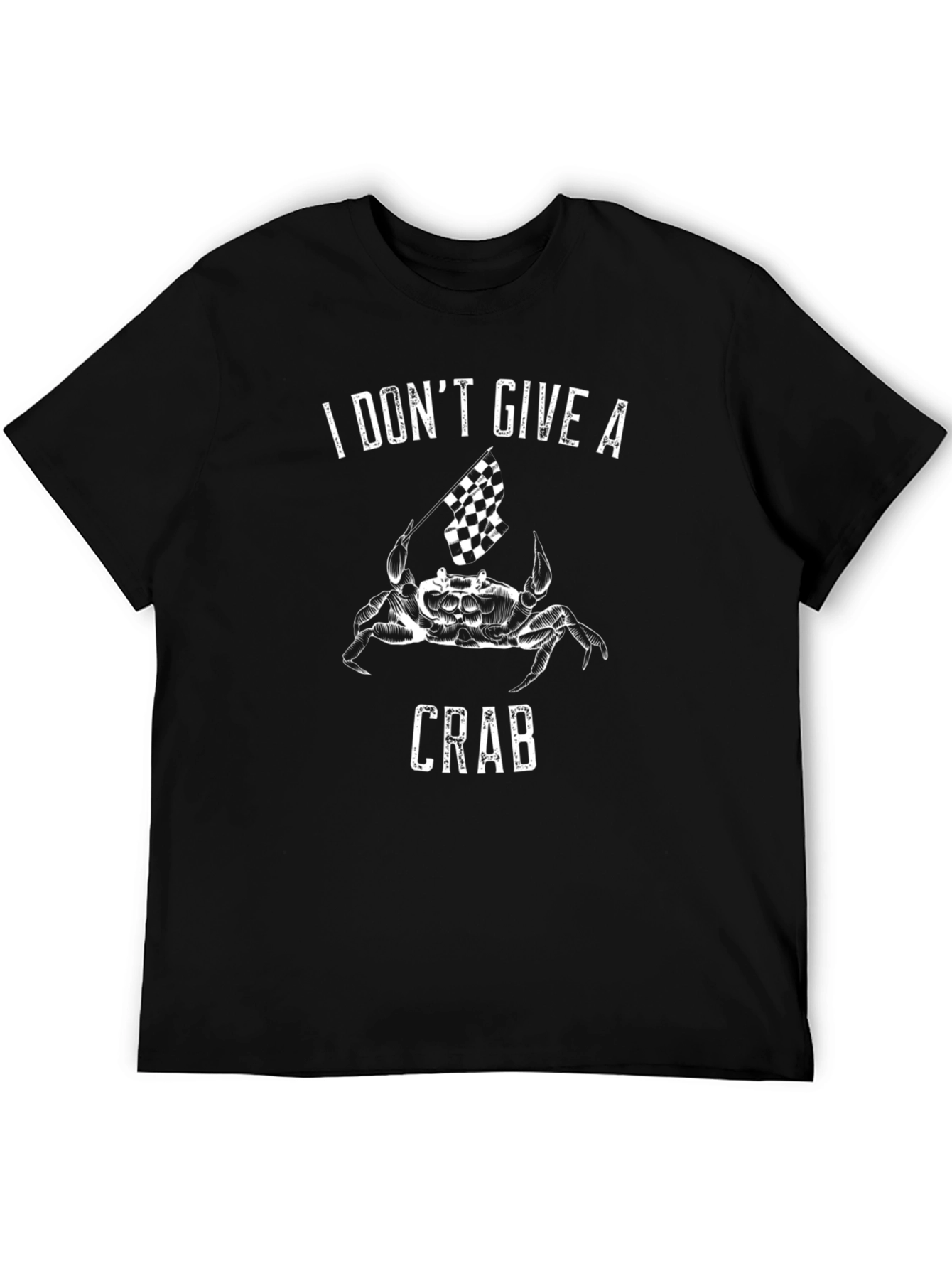 I Dont Give A Crab T-Shirt Funny Racing Tee