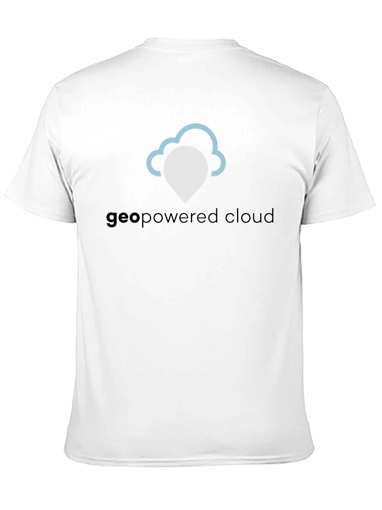 GeoPowered Cloud Black T-Shirt
