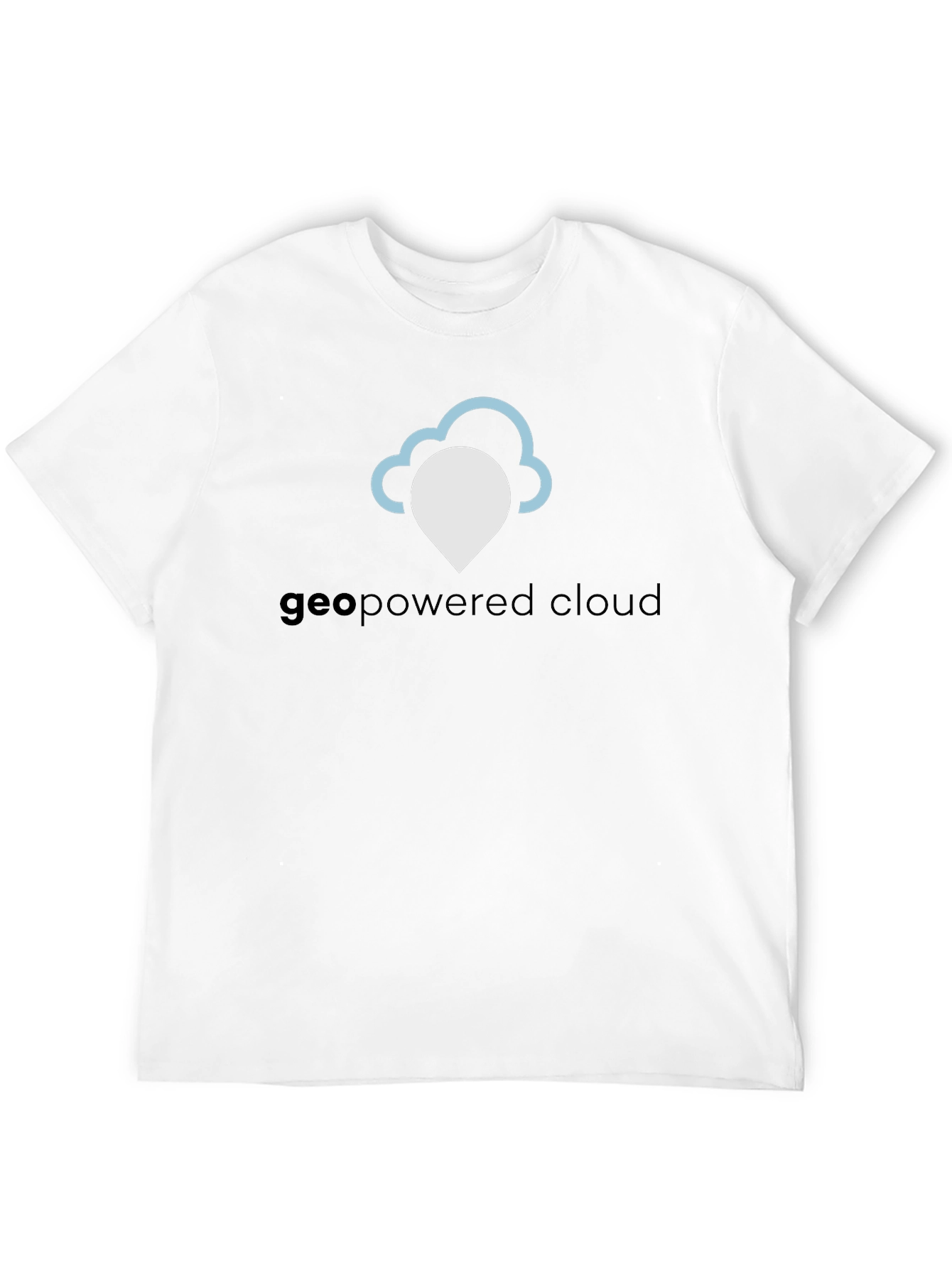 GeoPowered Cloud Black T-Shirt