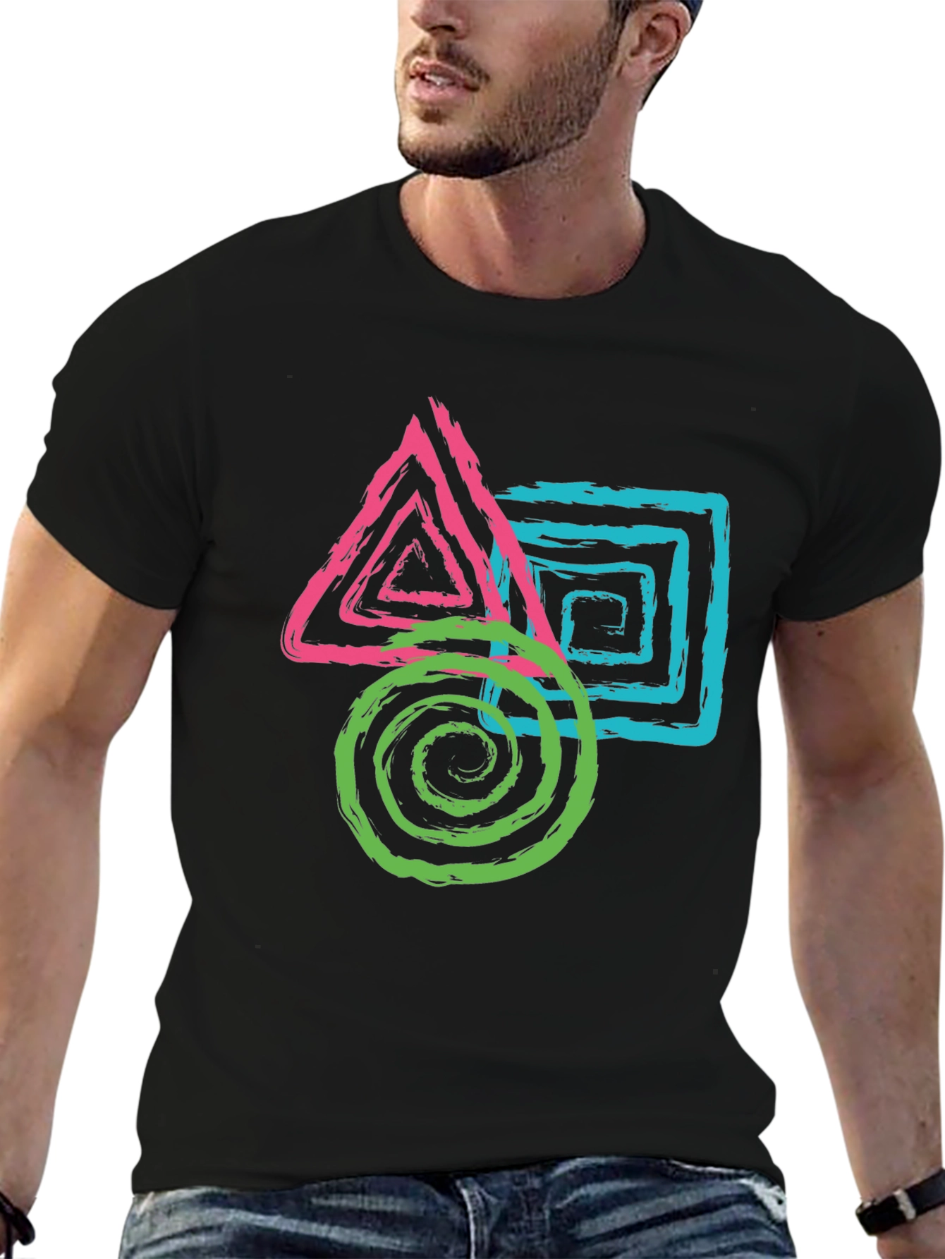 Geometric Design T-Shirt